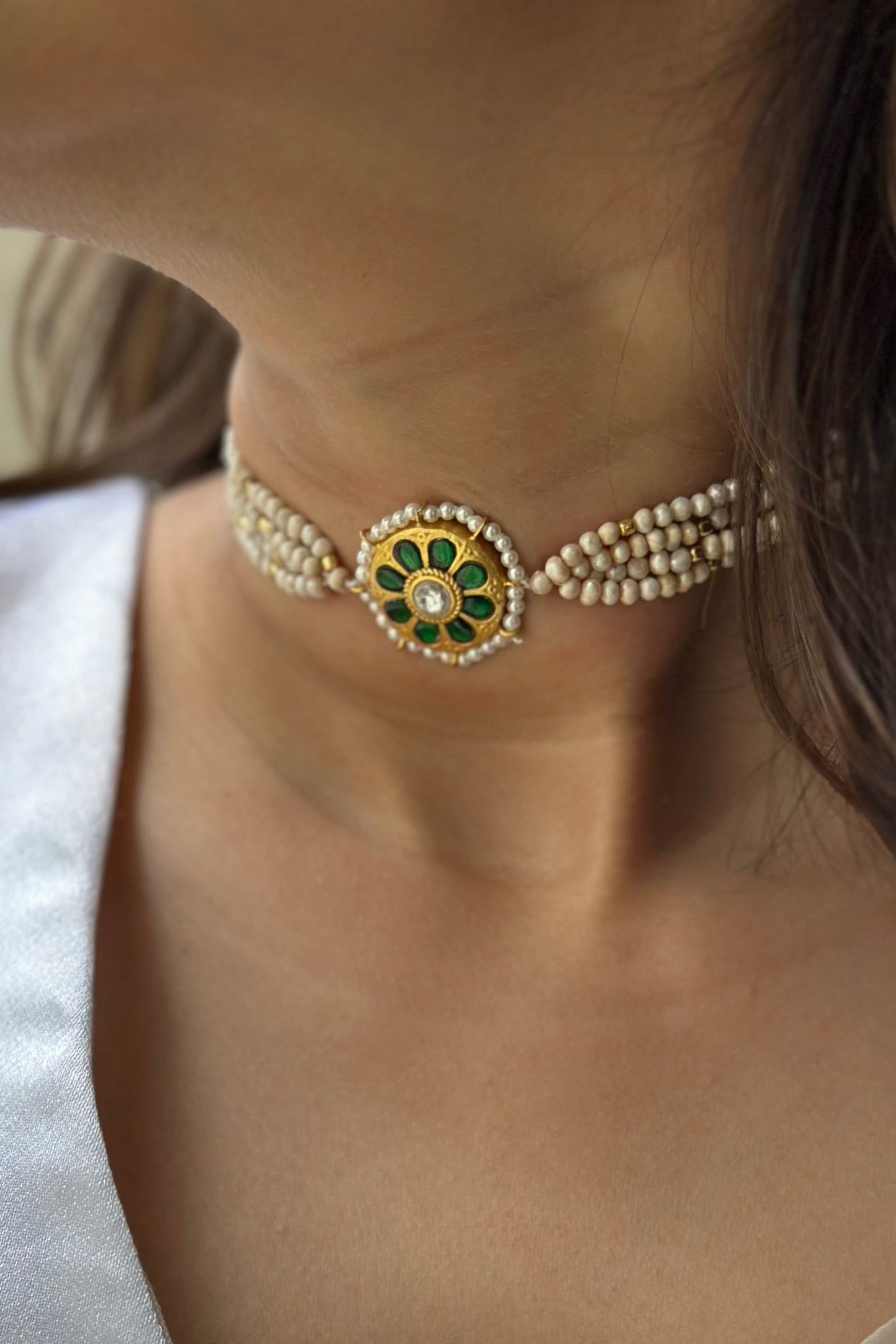 Gulmohar Kundan Choker