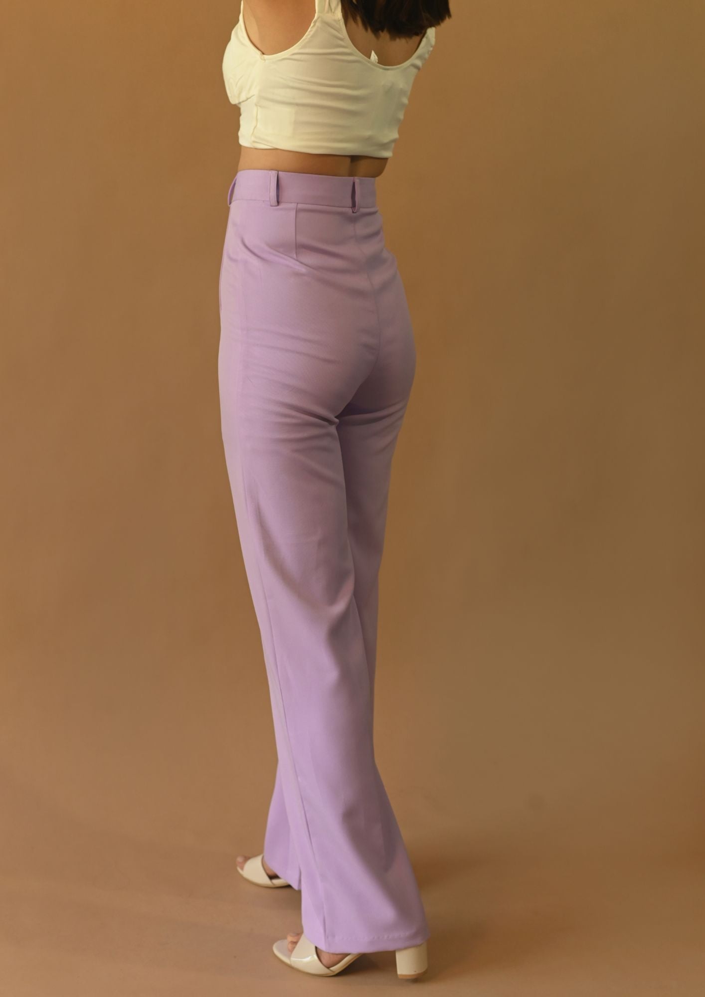 High Waist Parallel Trousers