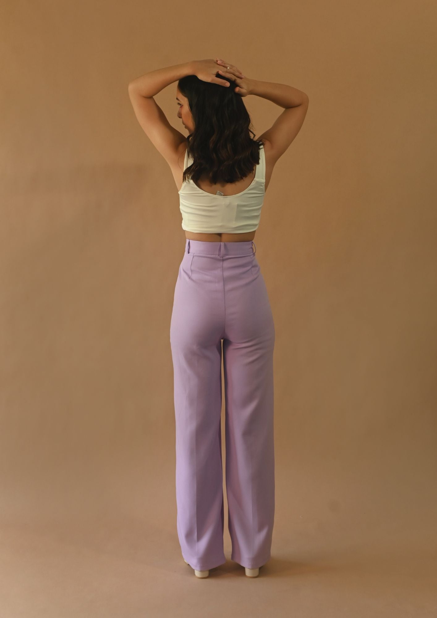 High Waist Parallel Trousers