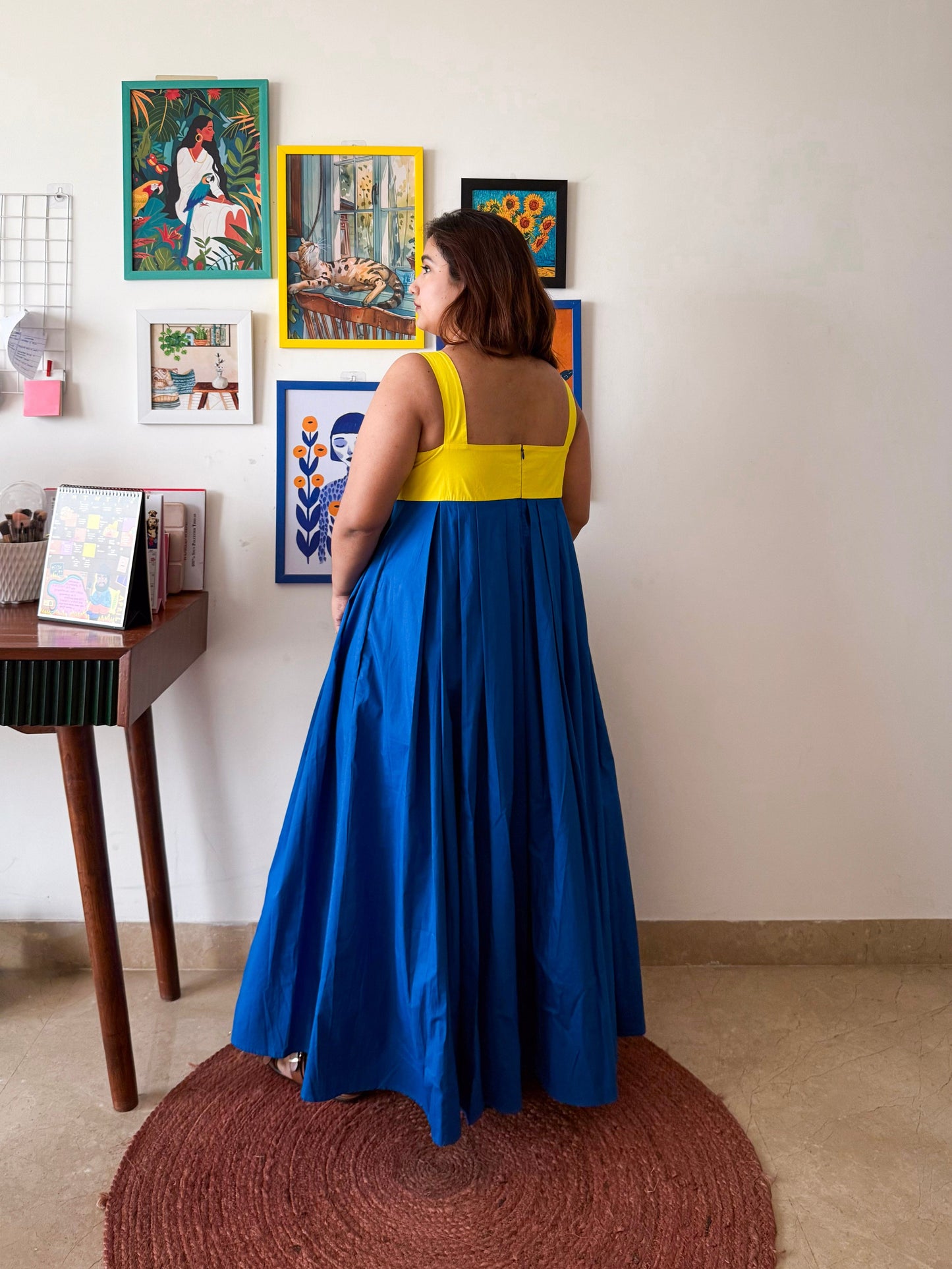 Dual Tone Cotton Mama Mia Dress