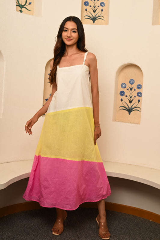 Chroma Crush A-line Dress