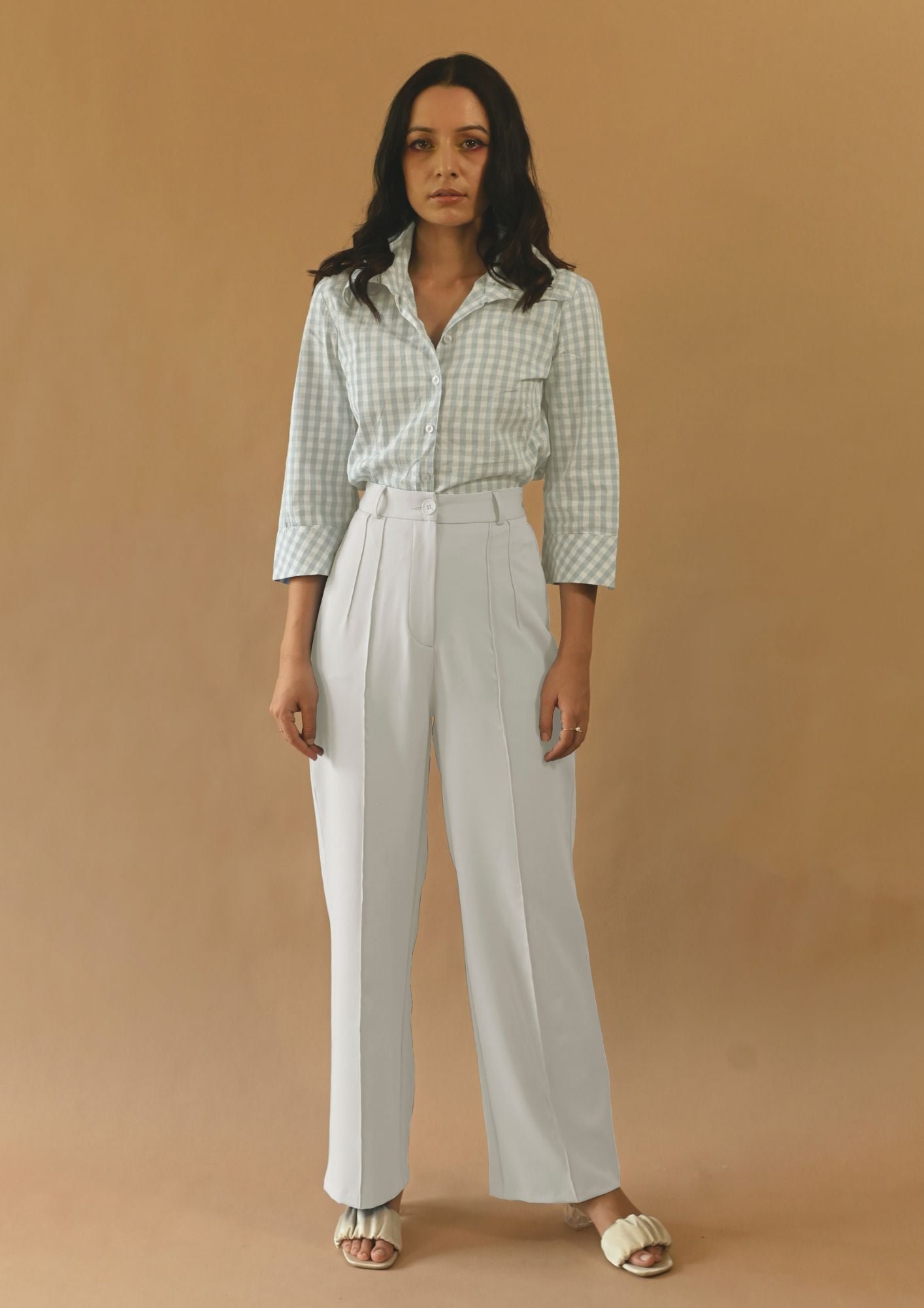 High Waist Parallel Trousers
