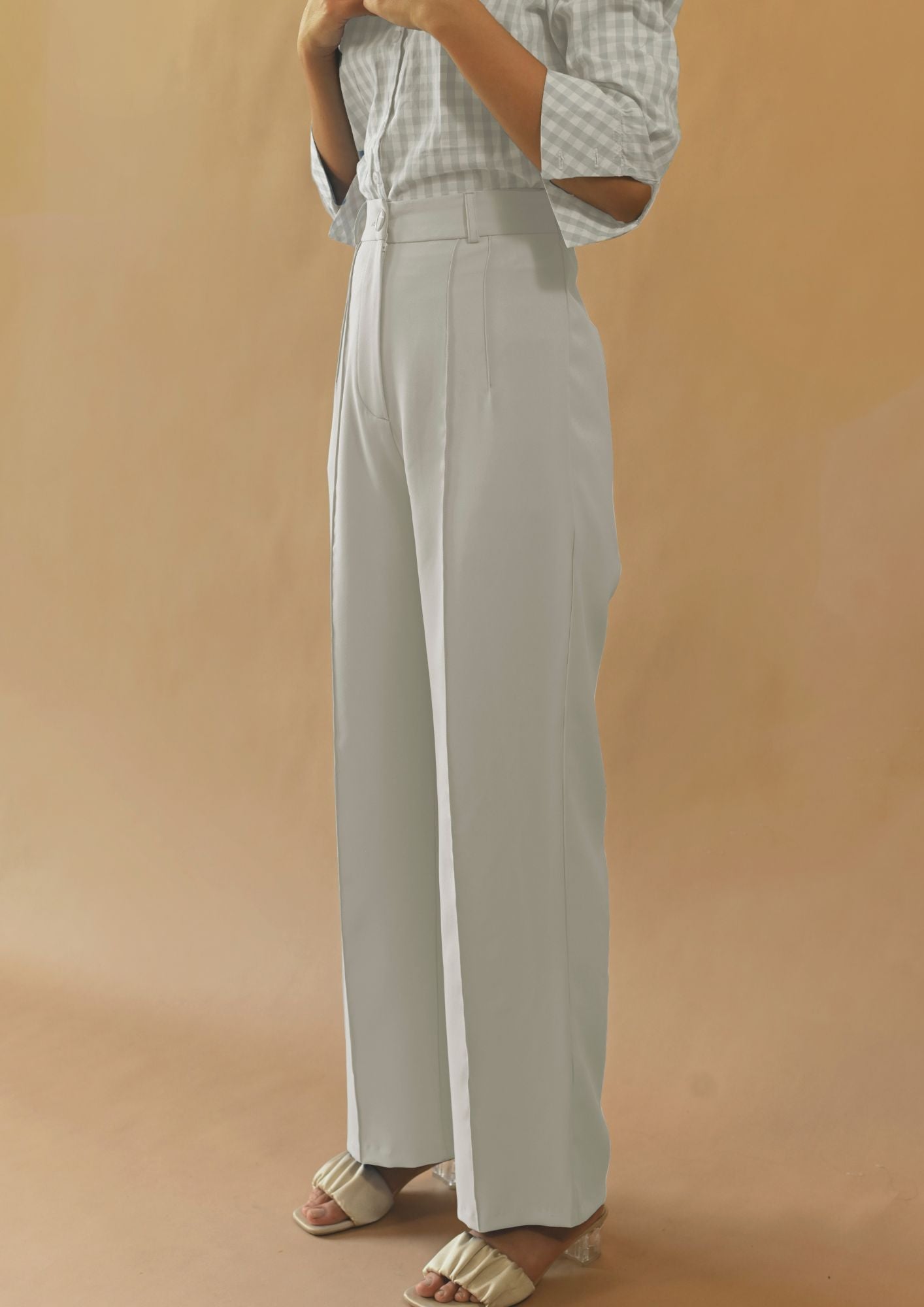 High Waist Parallel Trousers