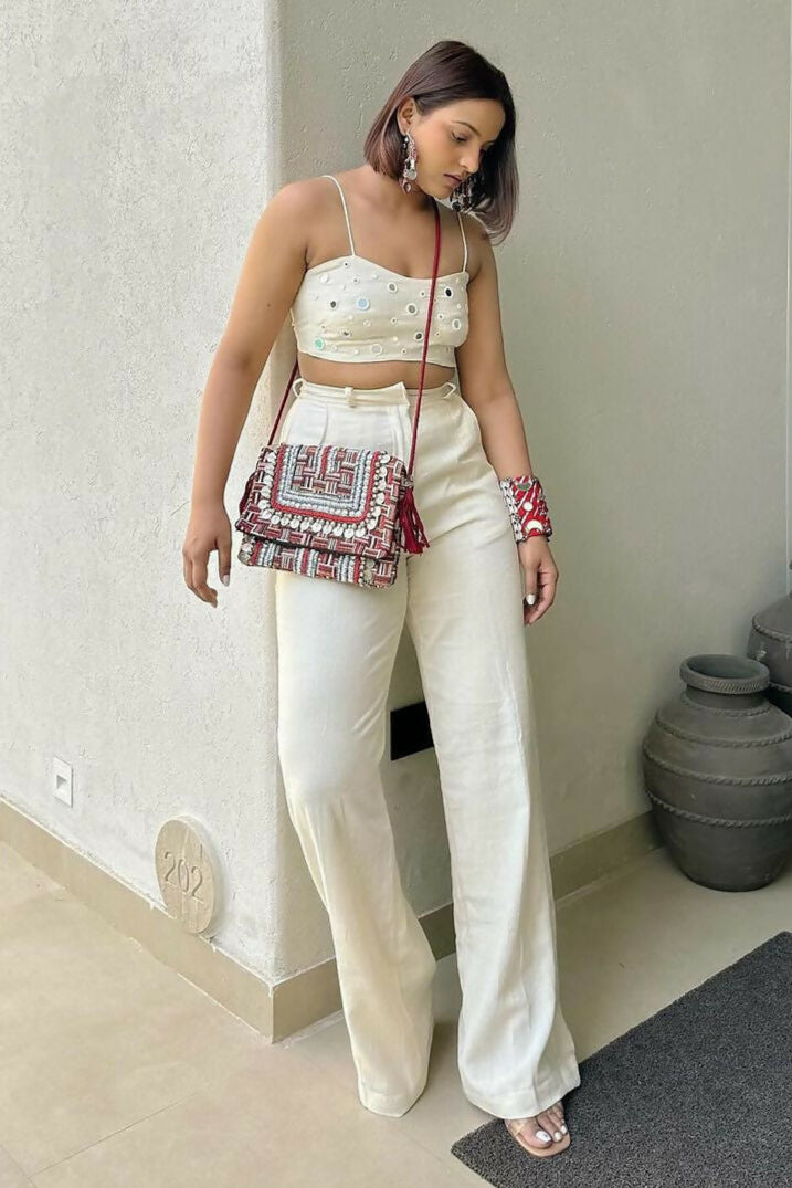 Sheesh Bralette & Long Pant Set