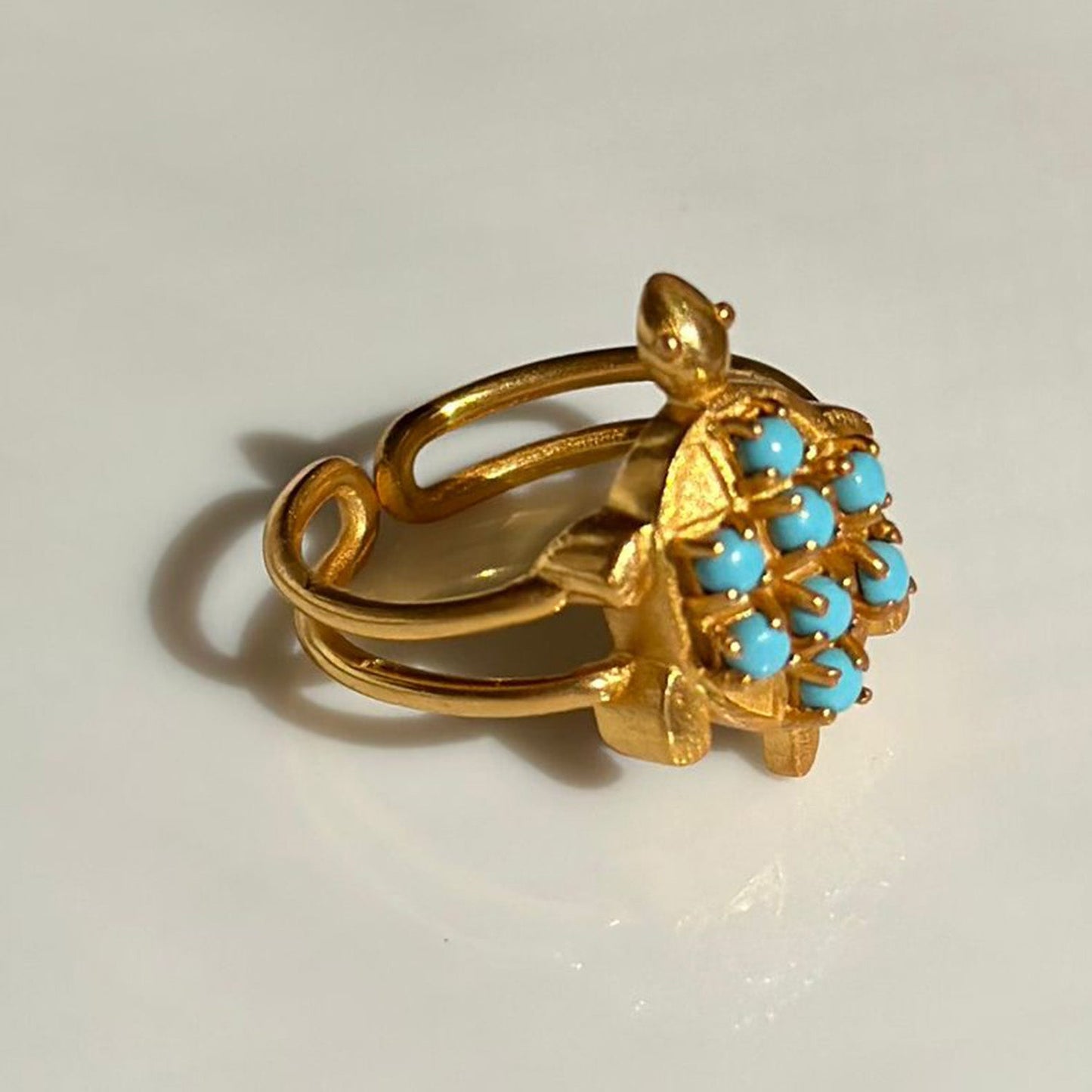 Turtle Turquoise Ring