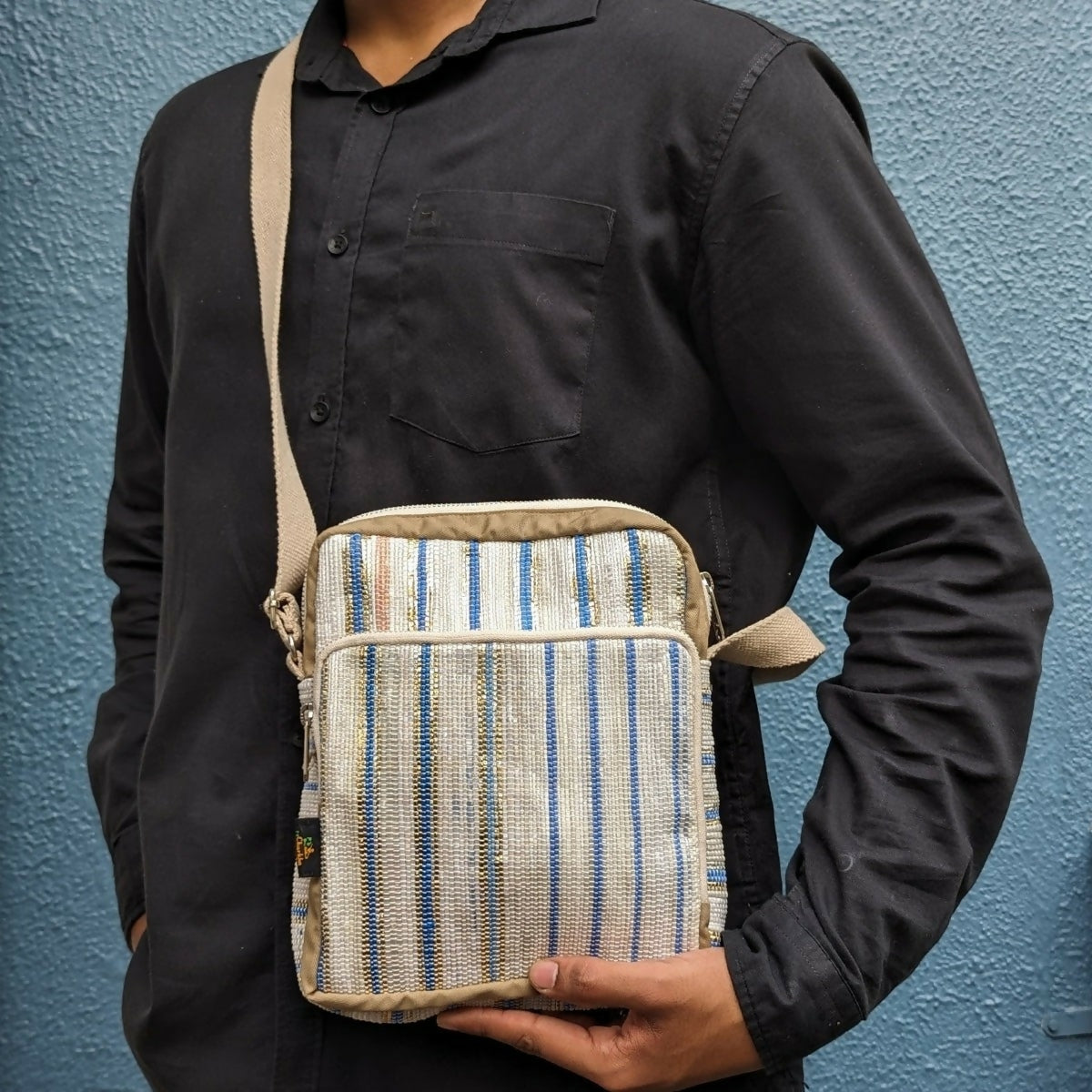 Upcycled Handwoven: The Cross Body Sling