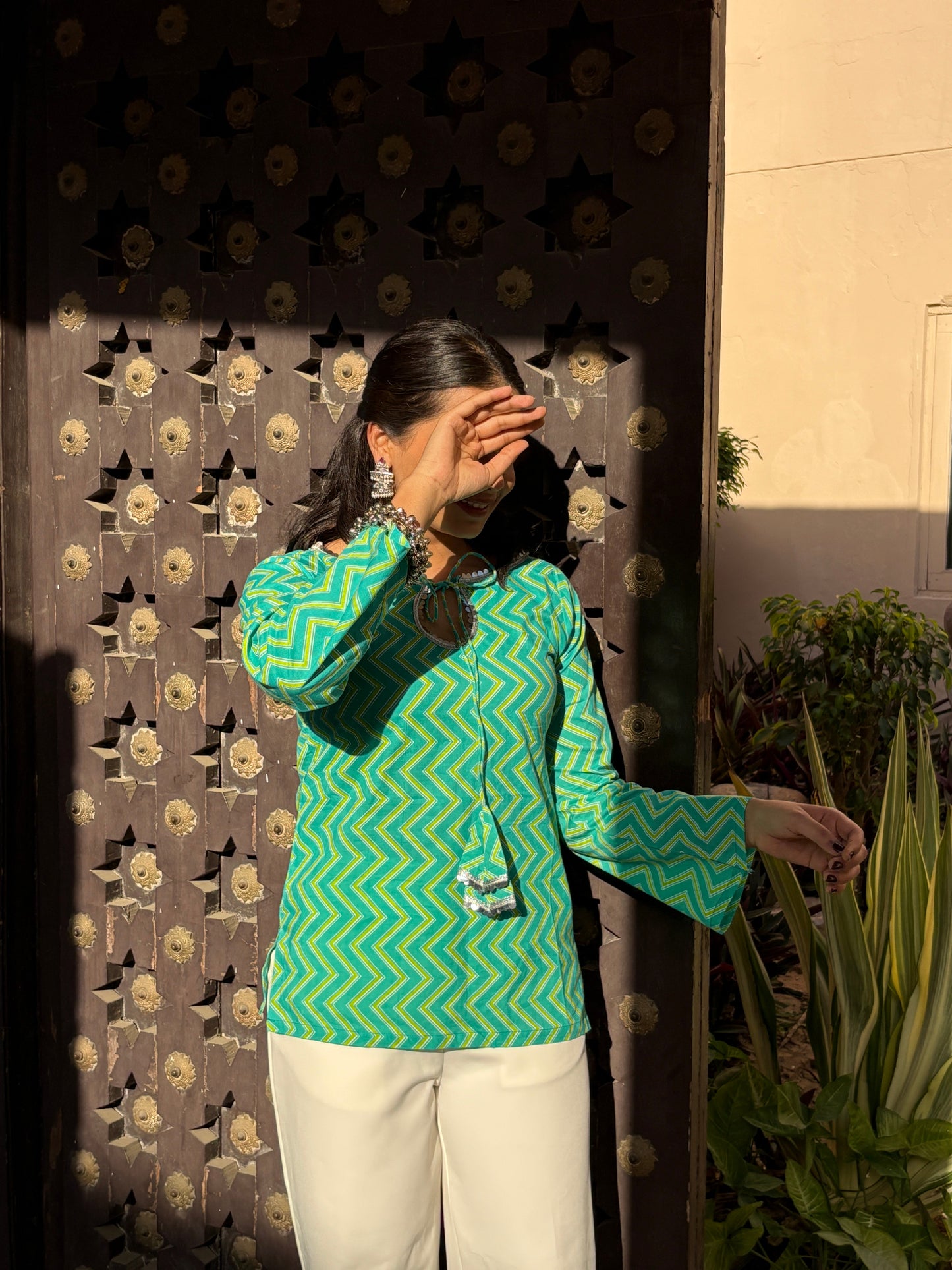 Sarangi Cotton Printed Kurti