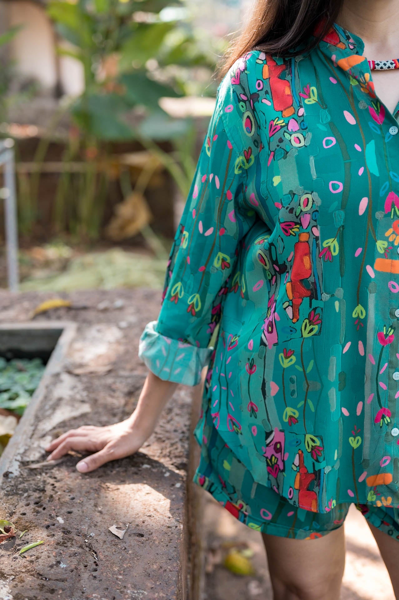 Seaside Story Oversized Shirt