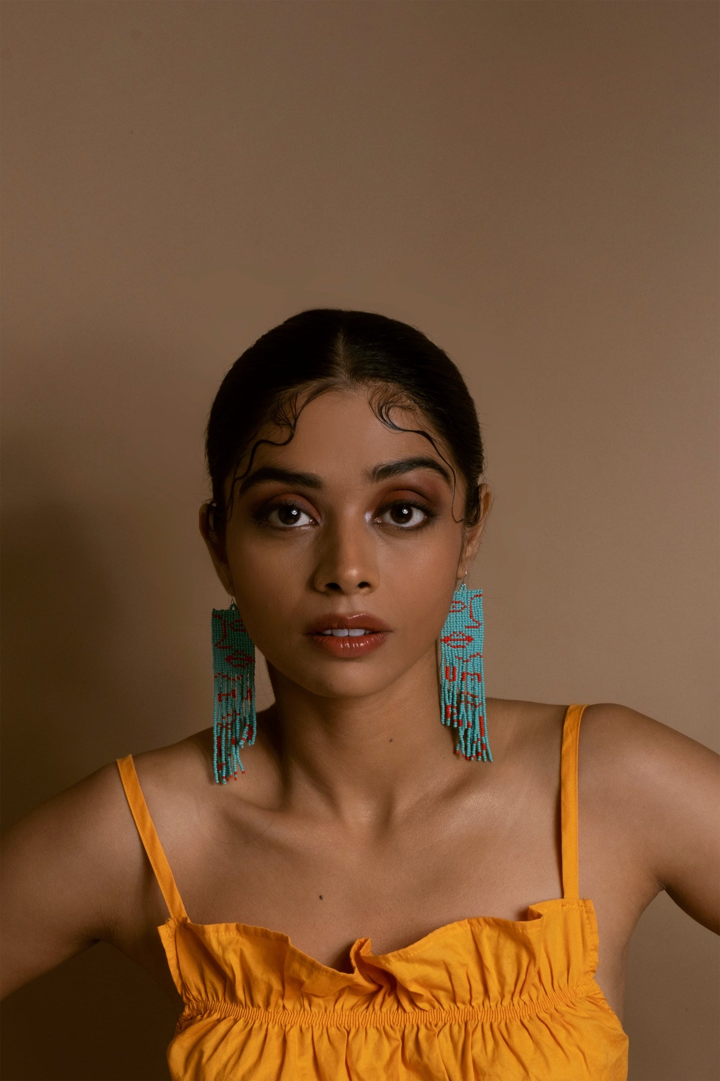 Chandramukhi Beaded Earrings