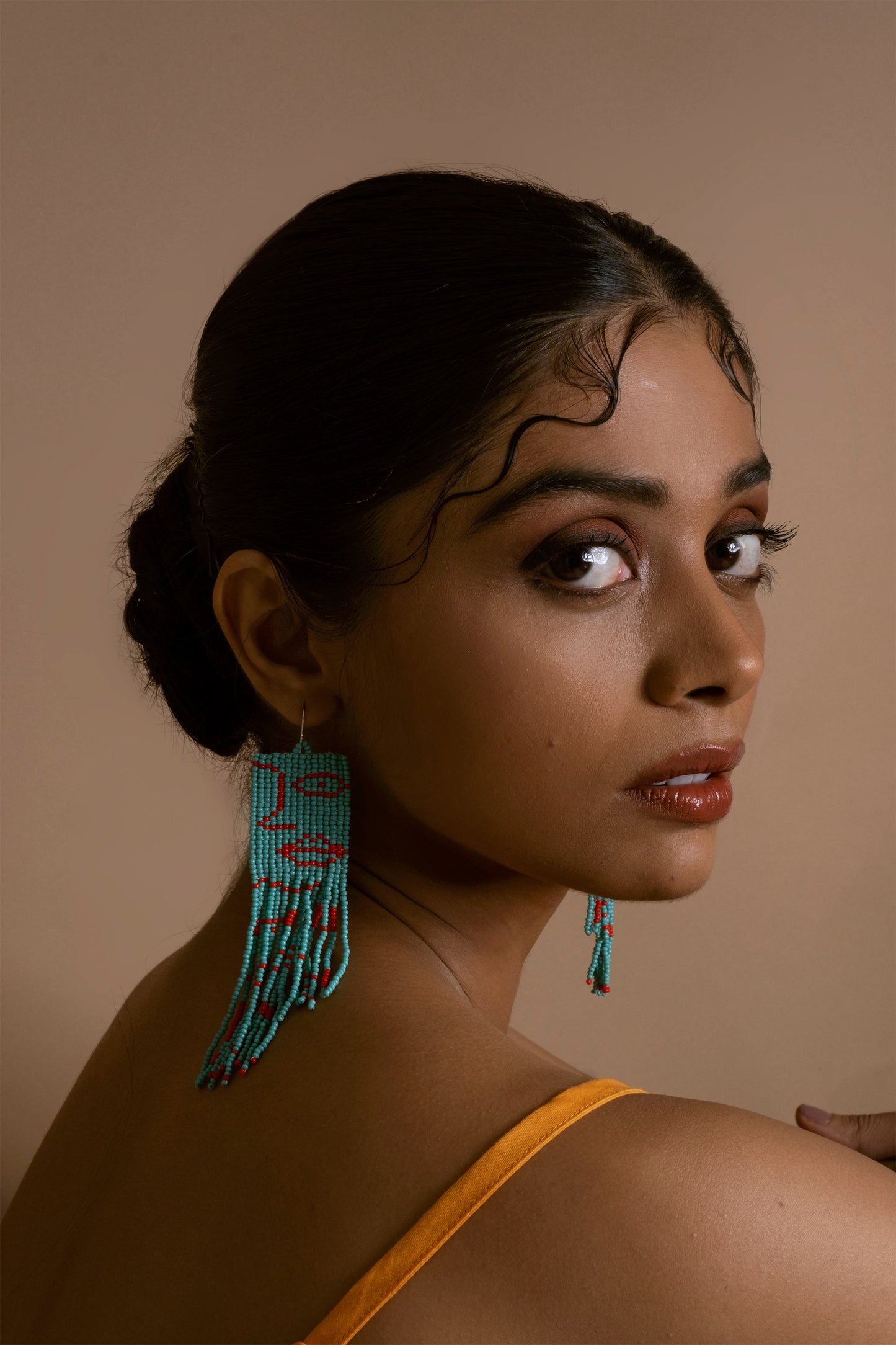 Chandramukhi Beaded Earrings