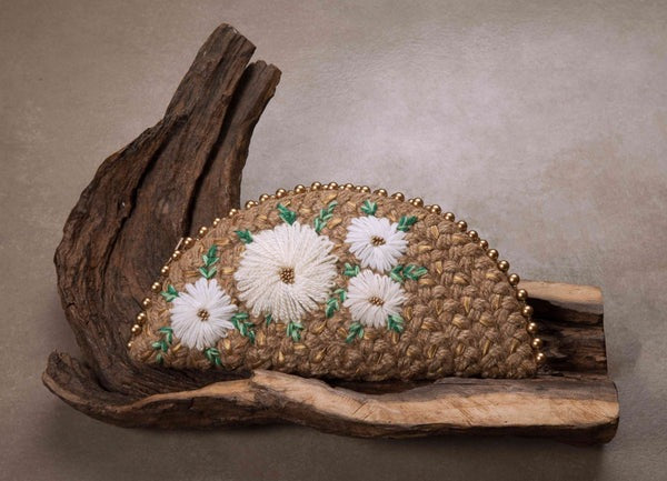 Pastel Half Moon clutch