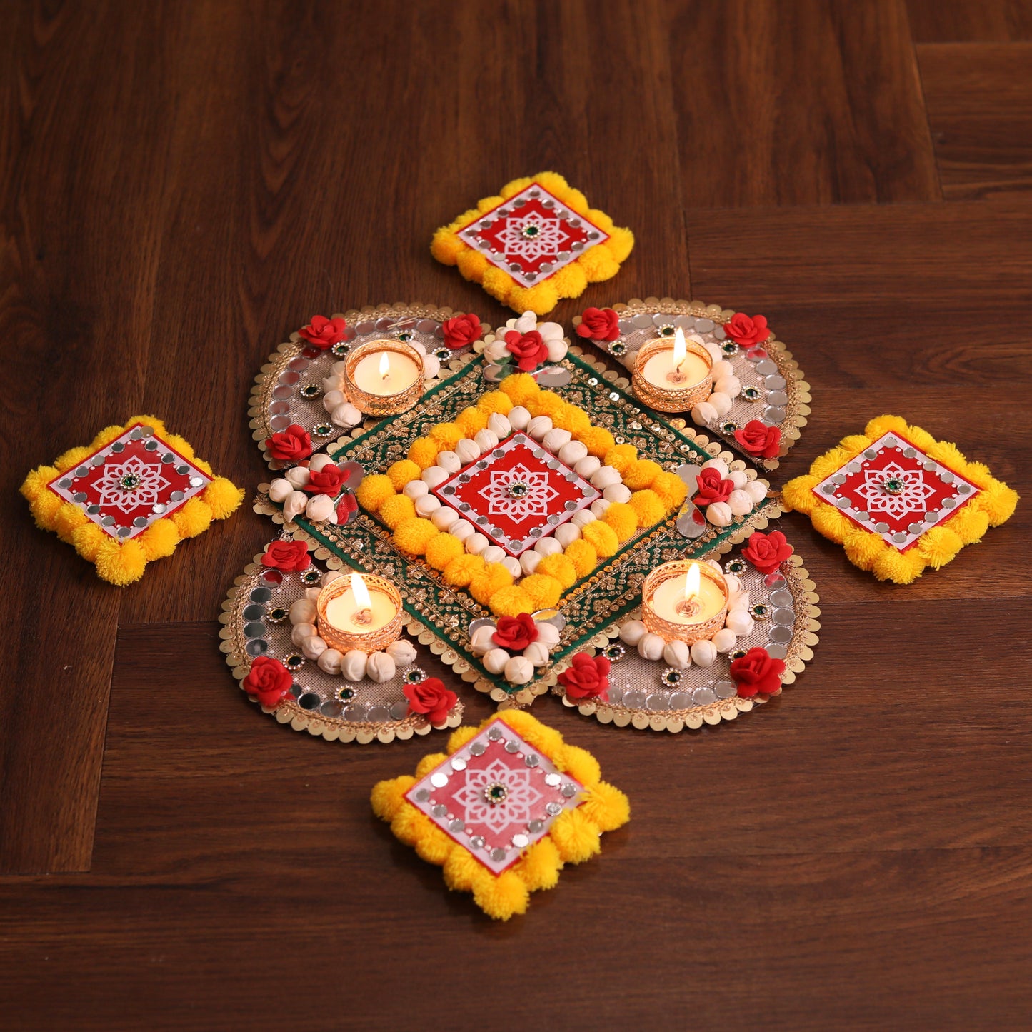 Square Festive Rangoli