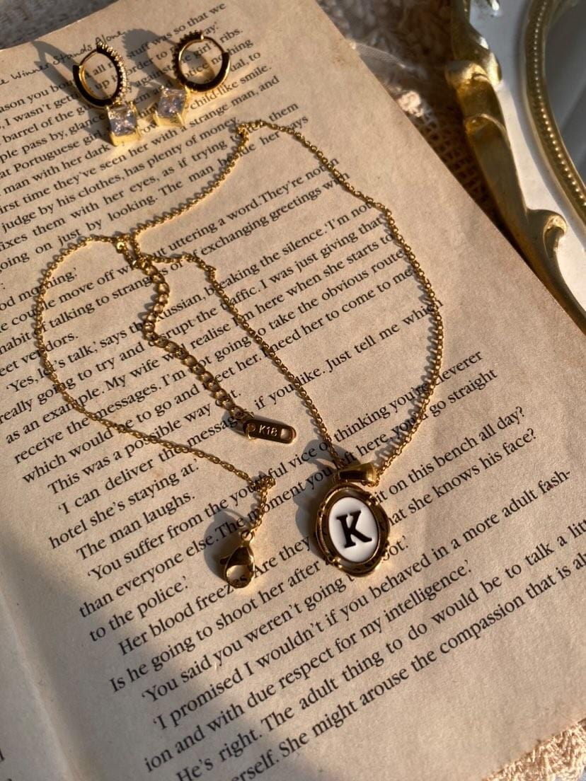 Engraved Delights - K Pendant