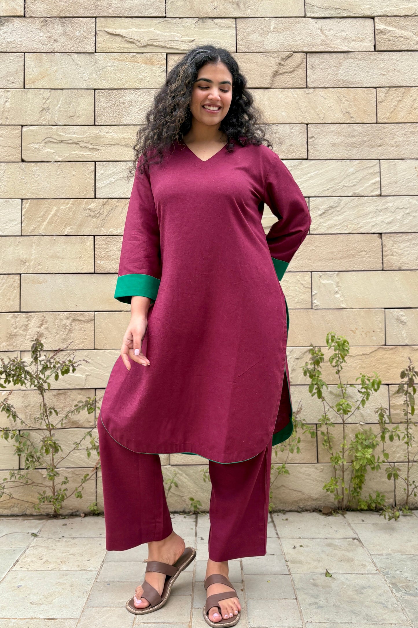 Meera Linen Kurta Set