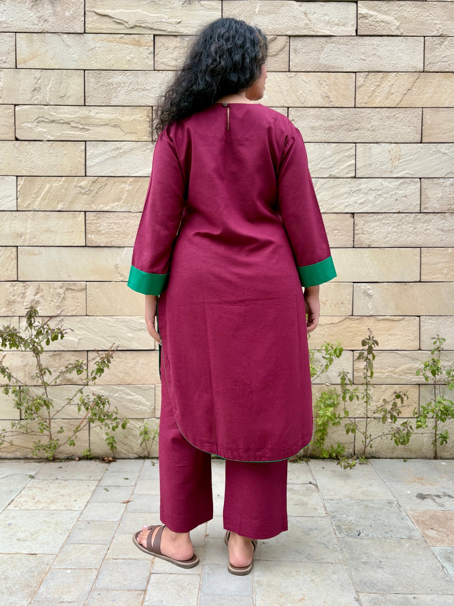 Meera Linen Kurta Set
