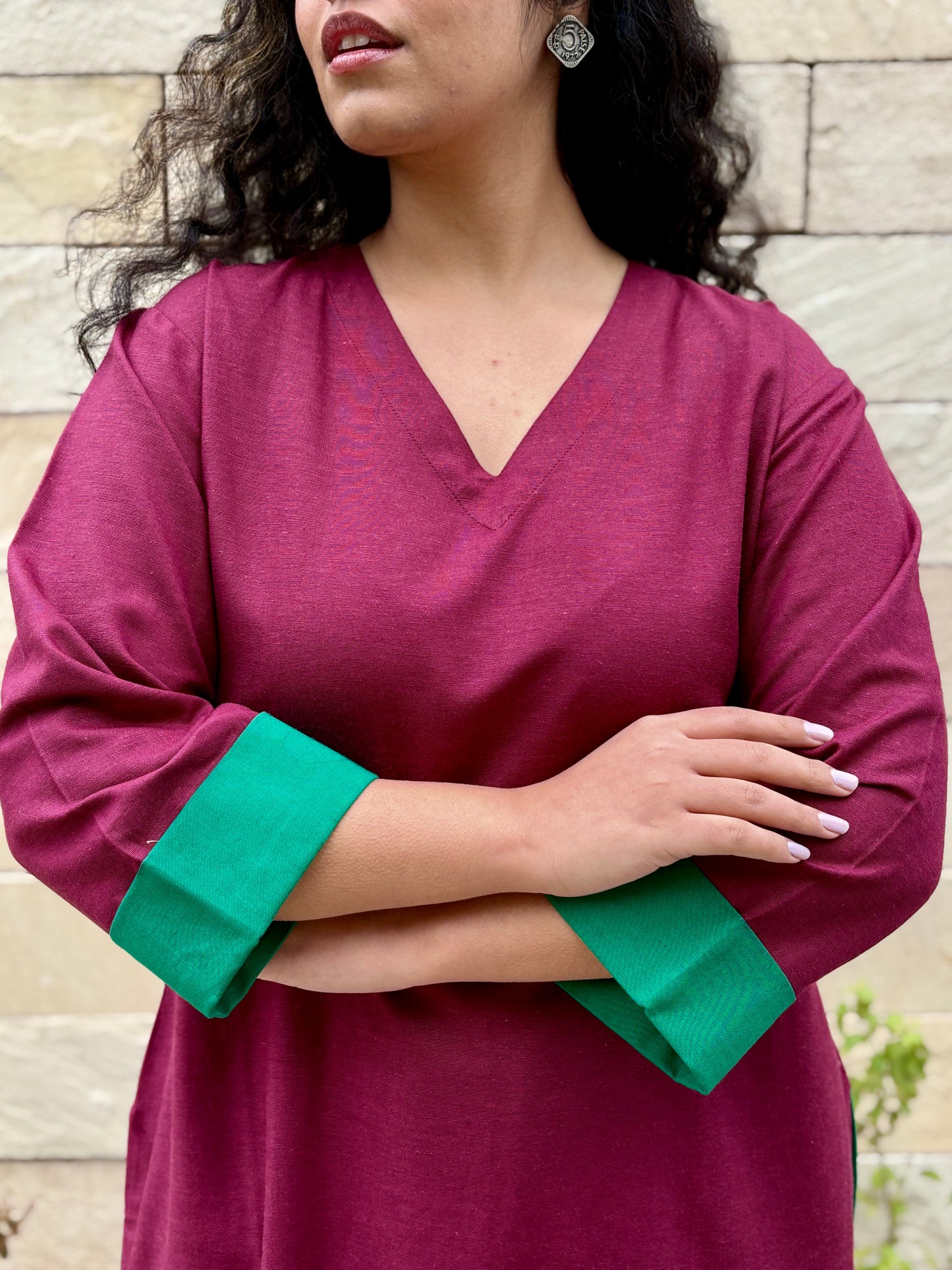 Meera Linen Kurta Set