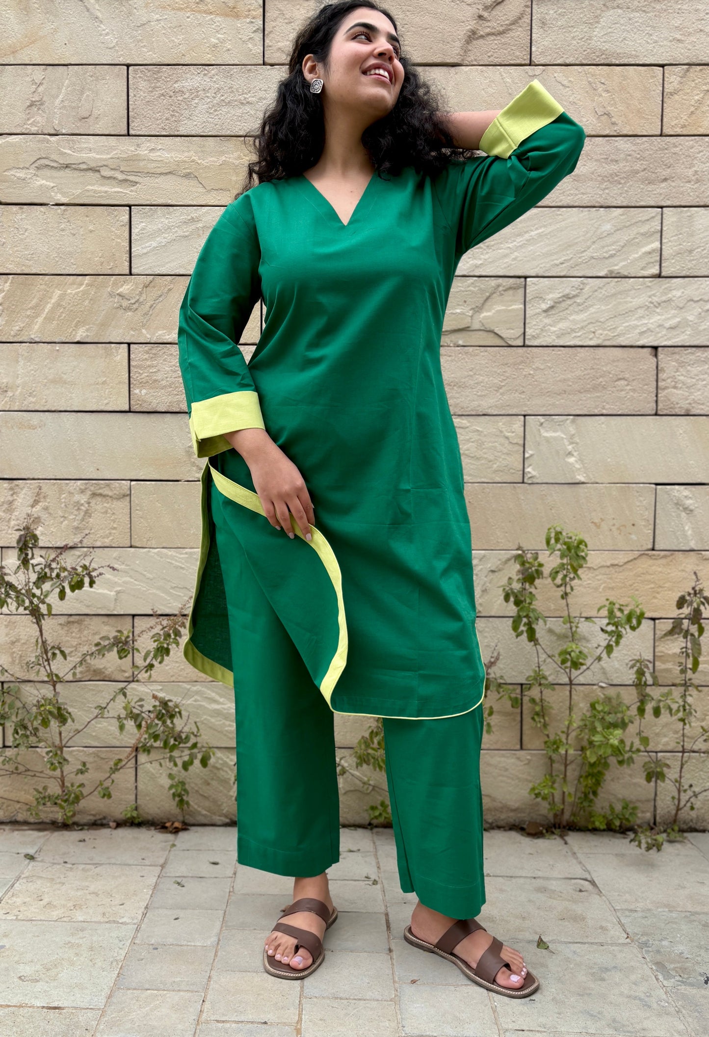 Meera Linen Kurta Set