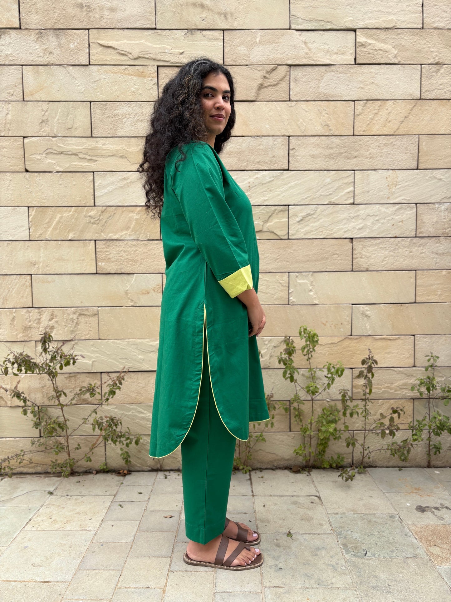 Meera Linen Kurta Set