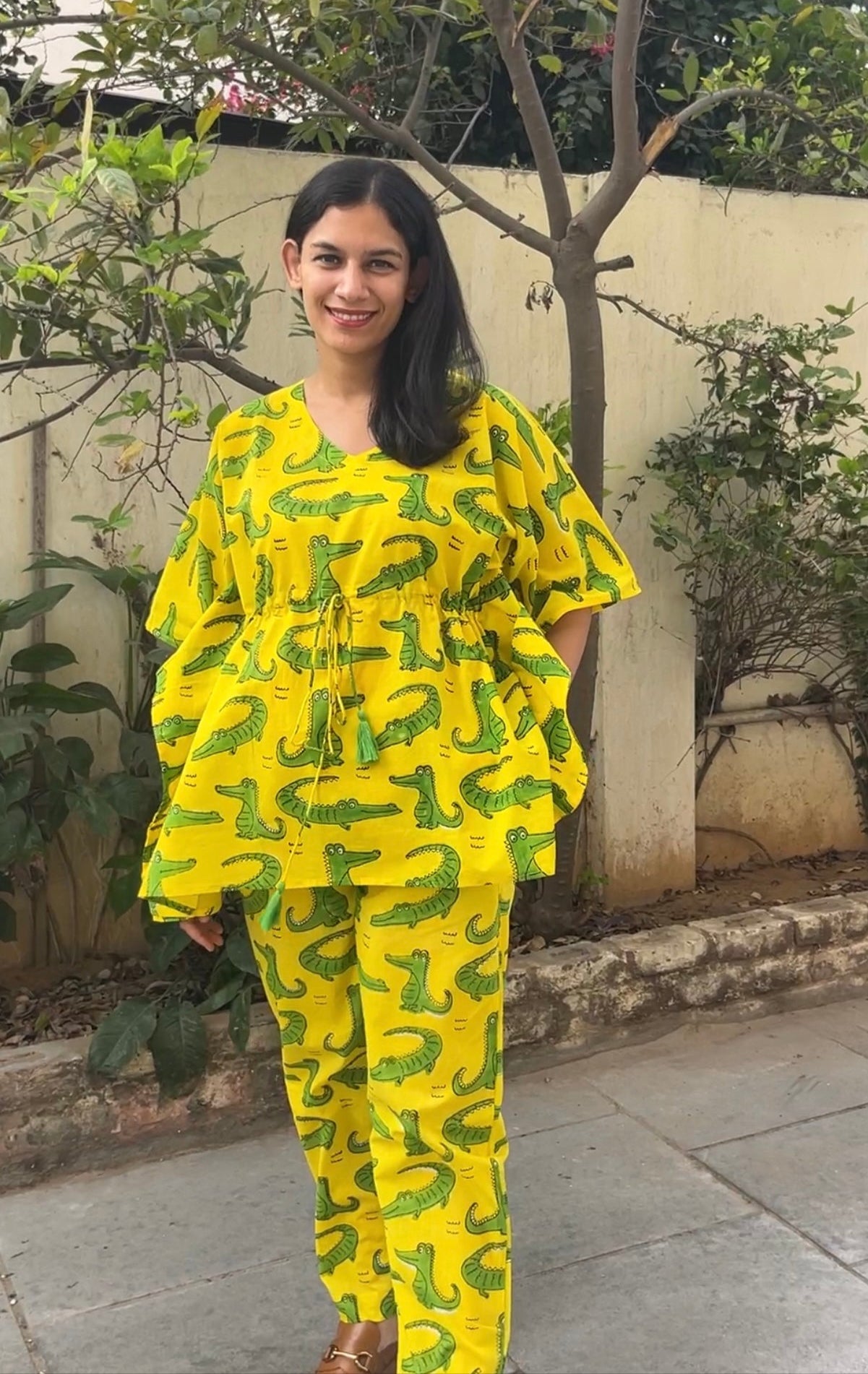 Sara Ali Khan Agar Magar Chill Jams Cotton Co-ord Set