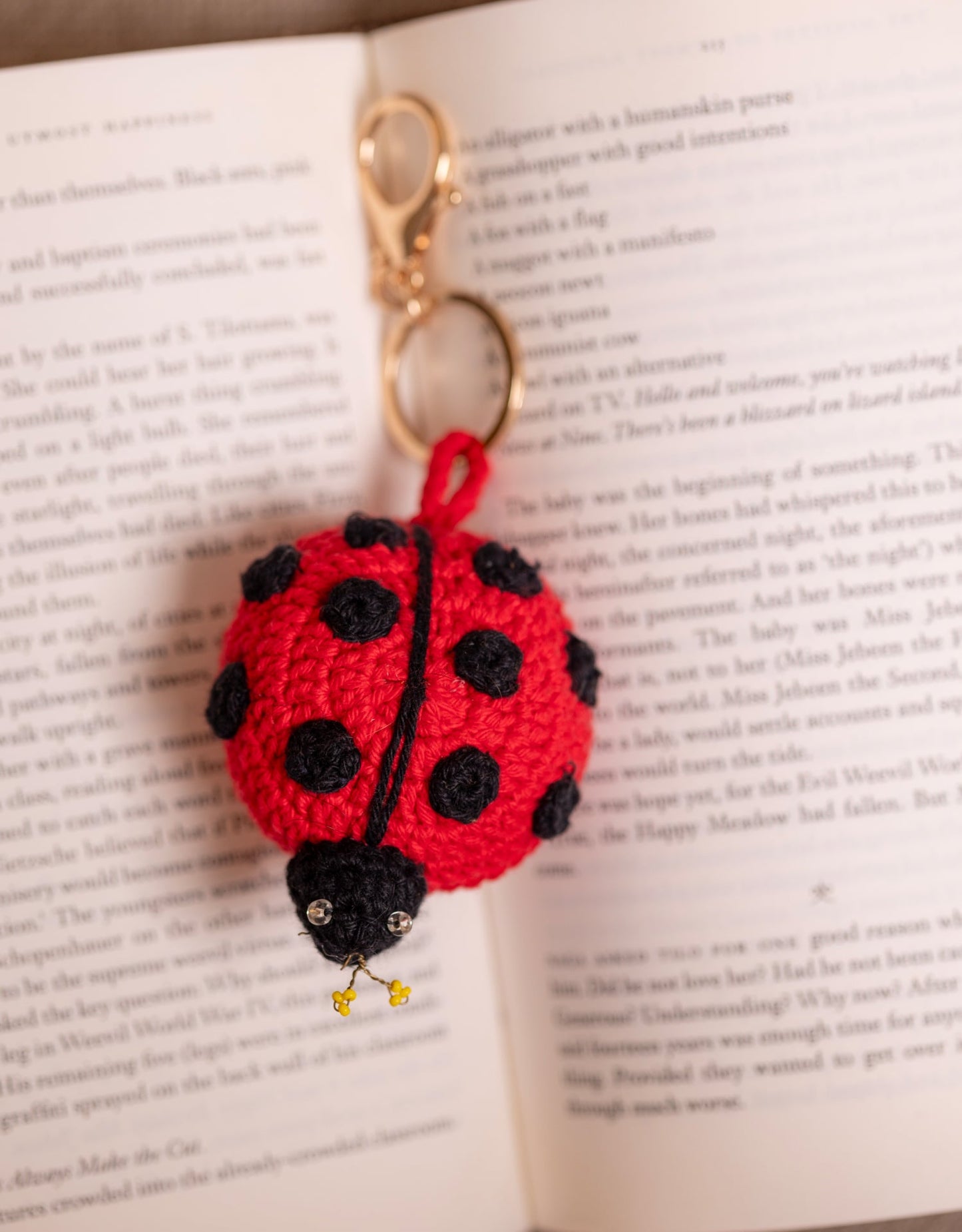 Boho Bag Charm - Laal Beetle