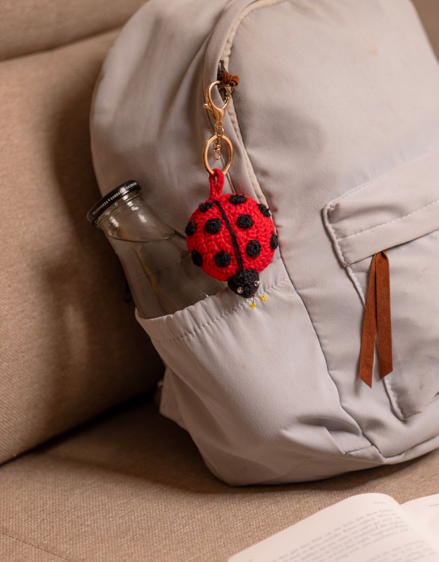 Boho Bag Charm - Laal Beetle
