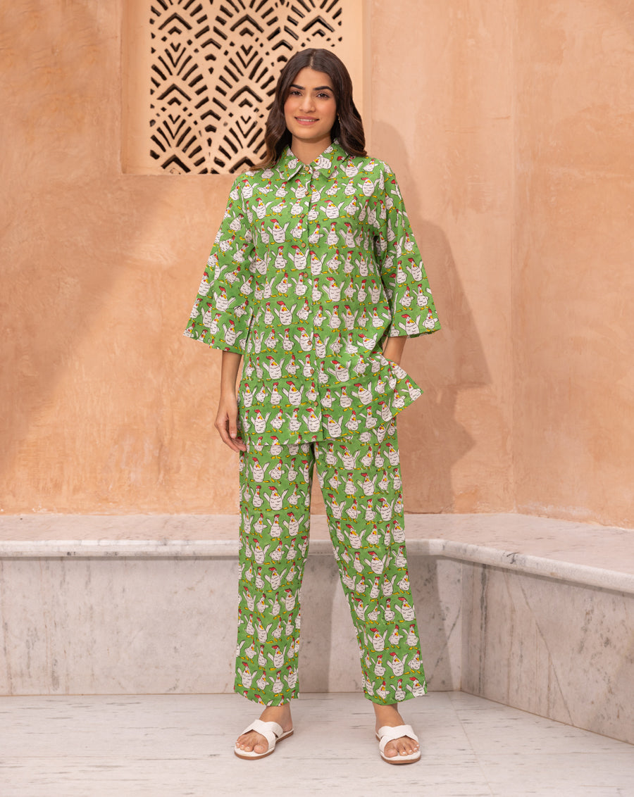 Kuk-Doo-Koo Cotton Co-ord Set