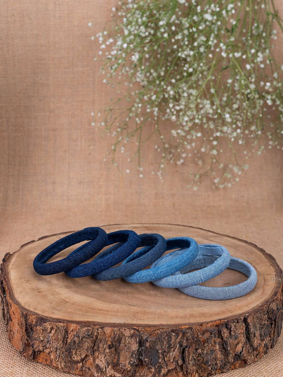 Mystical Denim Bangle Set
