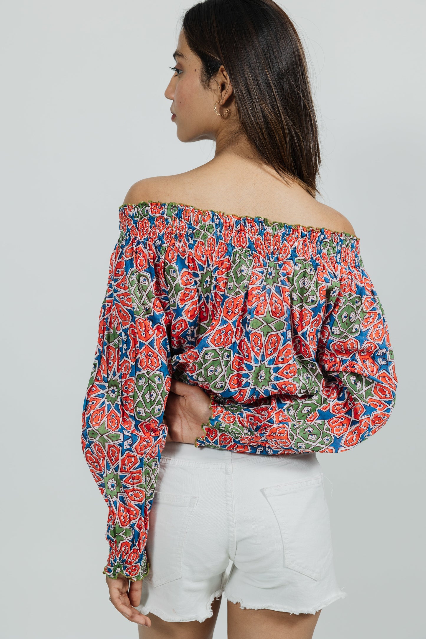 Prism Gardens Nasi Off-shoulder Top