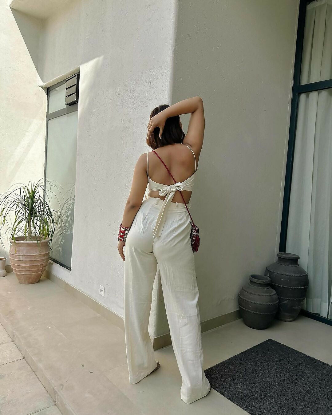 Sheesh Bralette & Long Pant Set
