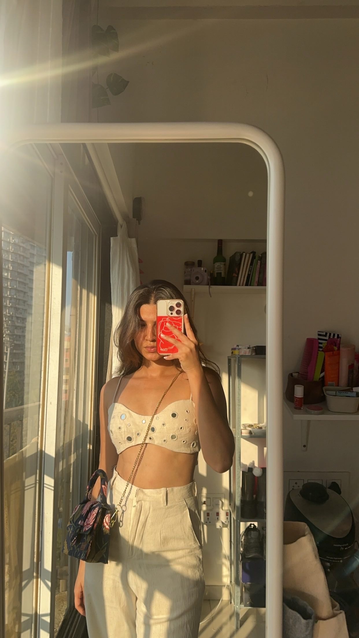 Sheesh Bralette & Long Pant Set