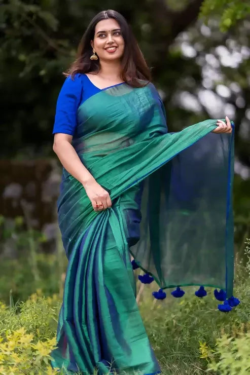 TakshviTissueCottonSaree1