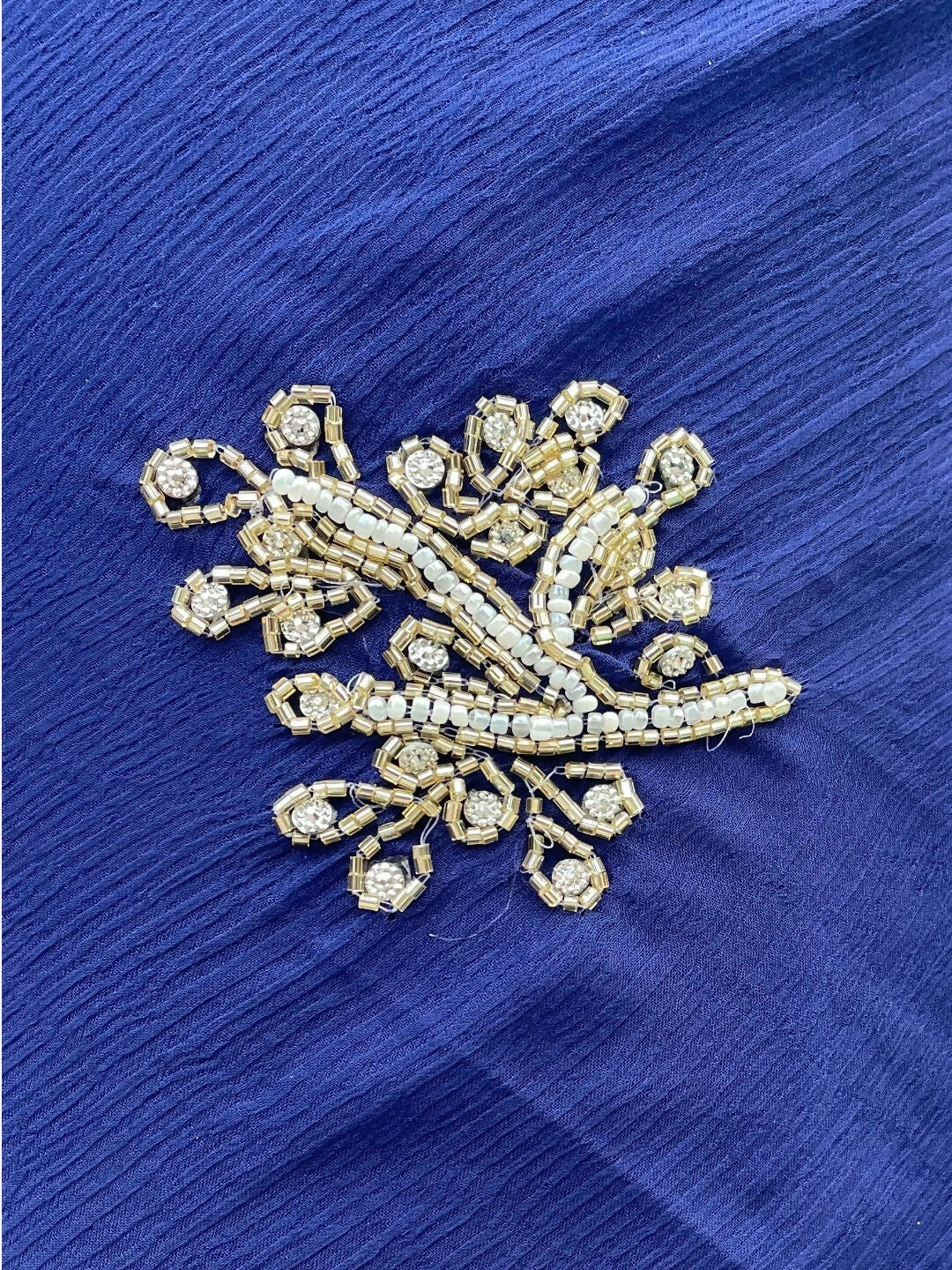 Juhi Evening Embroidered Chiffon 1-Minute Saree