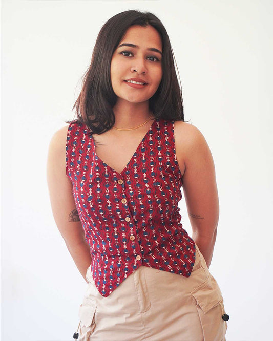 Luna Cotton Waistcoat