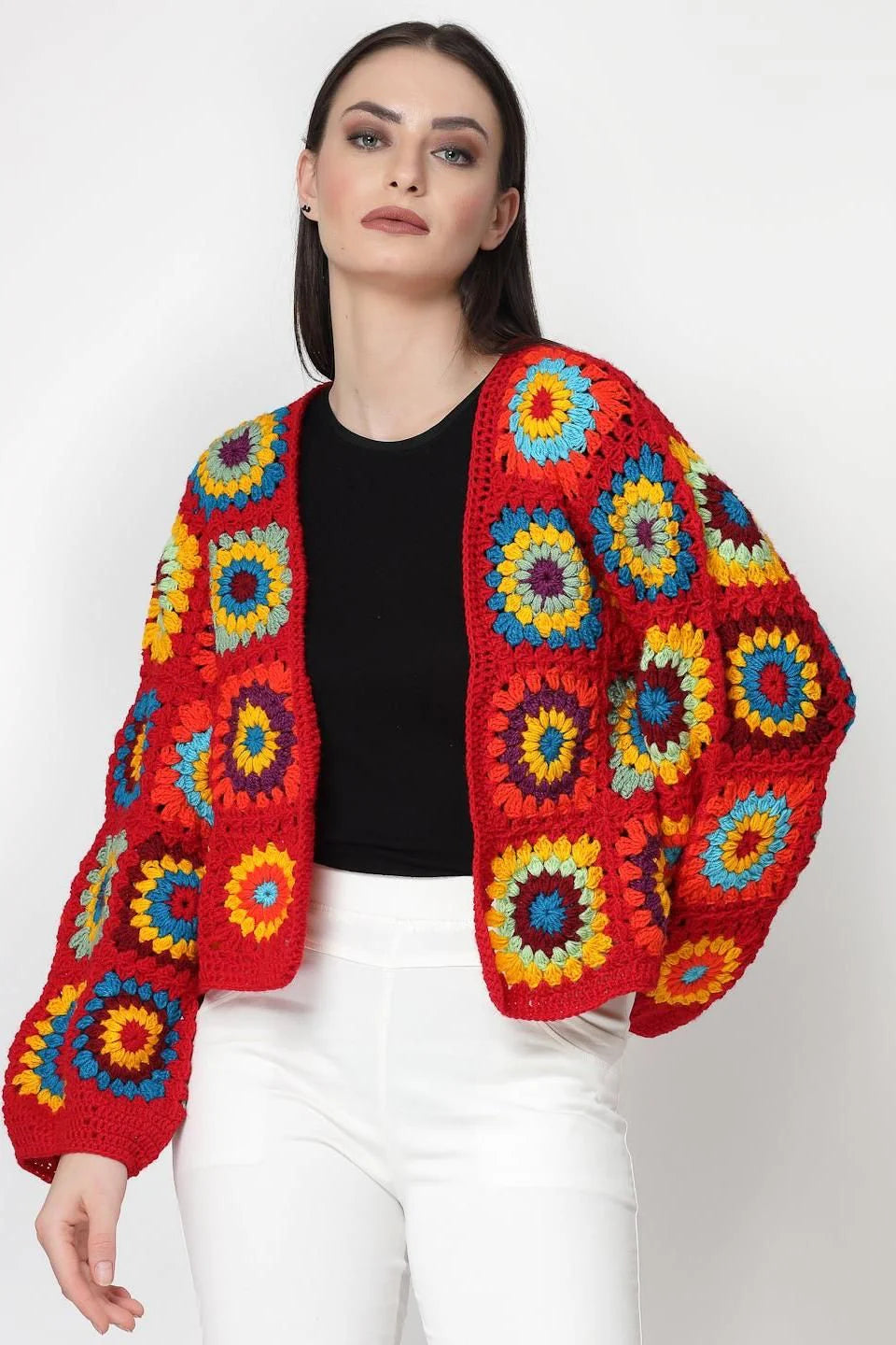 Bohemian Crochet Cardigan