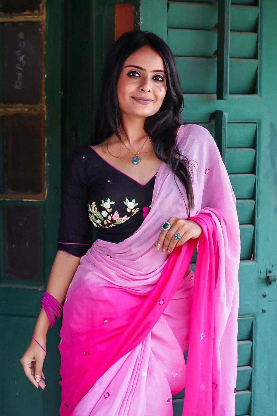 Barbie in Love Mulmul Saree
