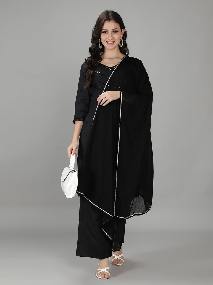 Mehvish Mirror Embroidered Suit Set