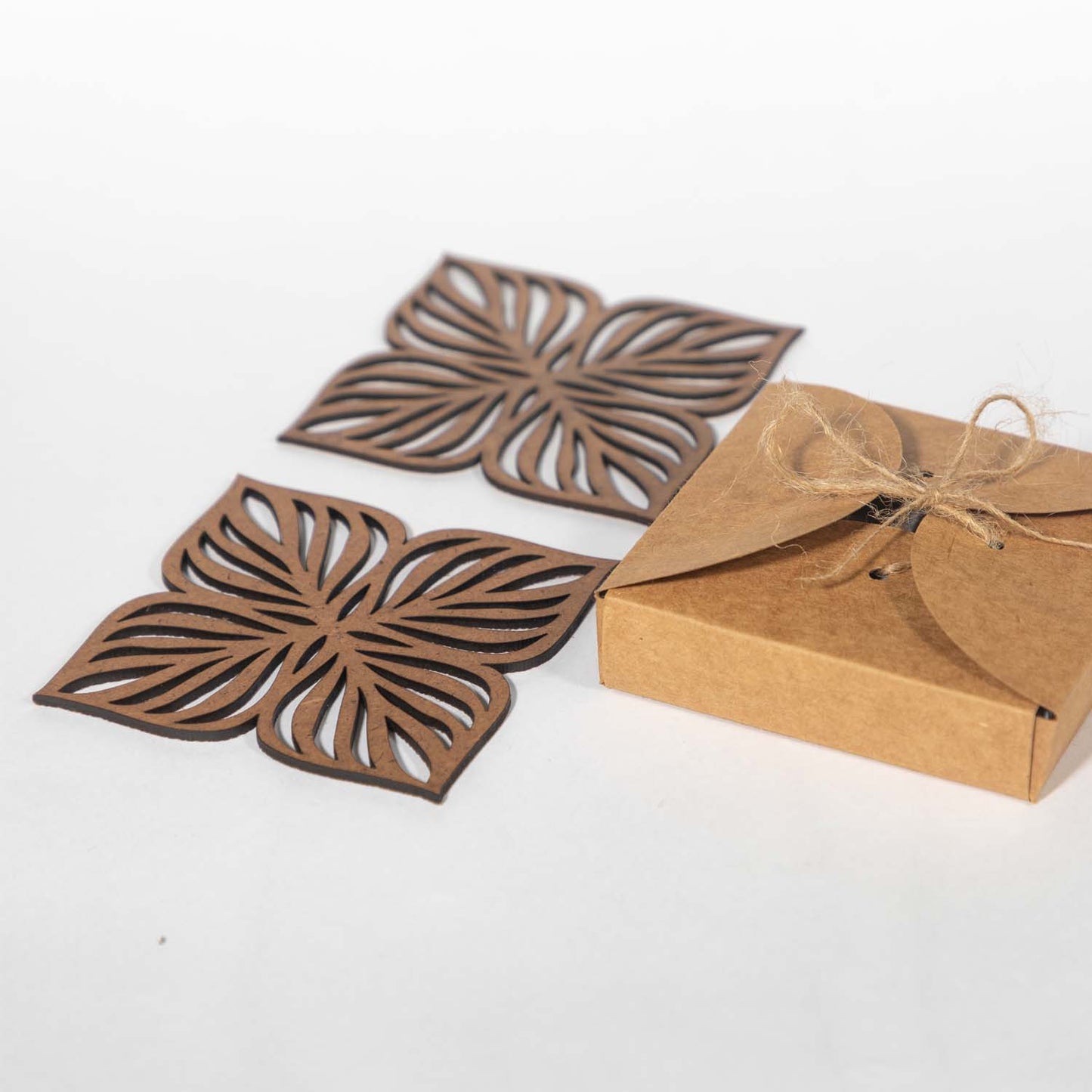 4 Leaf Wooden Coaster (Set of 6)