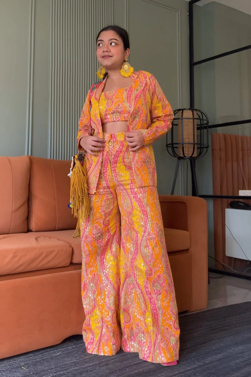 Haldi 3 Piece Co-Ord Set