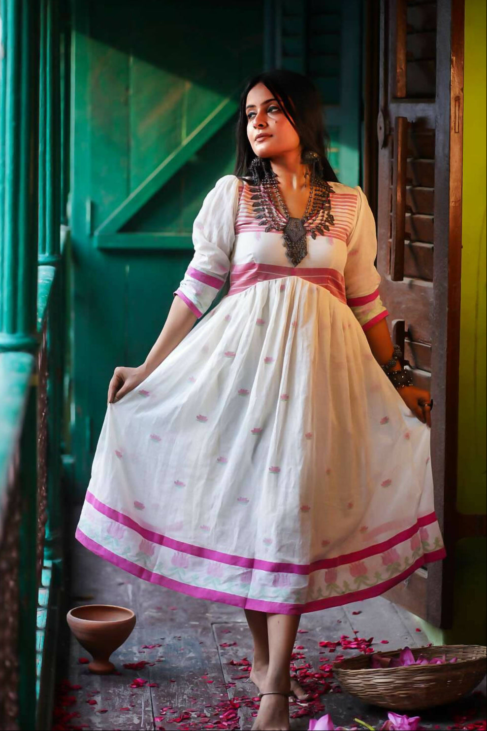 Padmashree Handwoven Cotton Dress