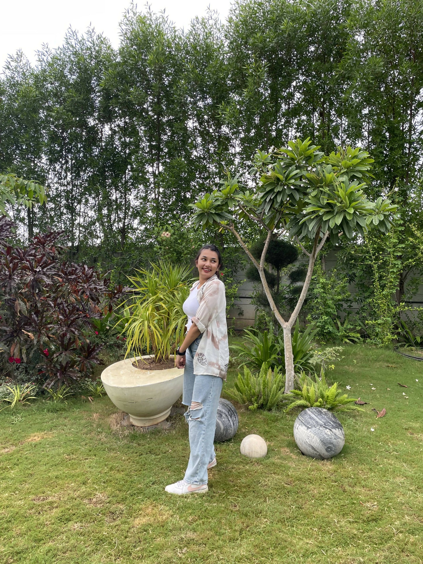 Palm Embroidered Shirt