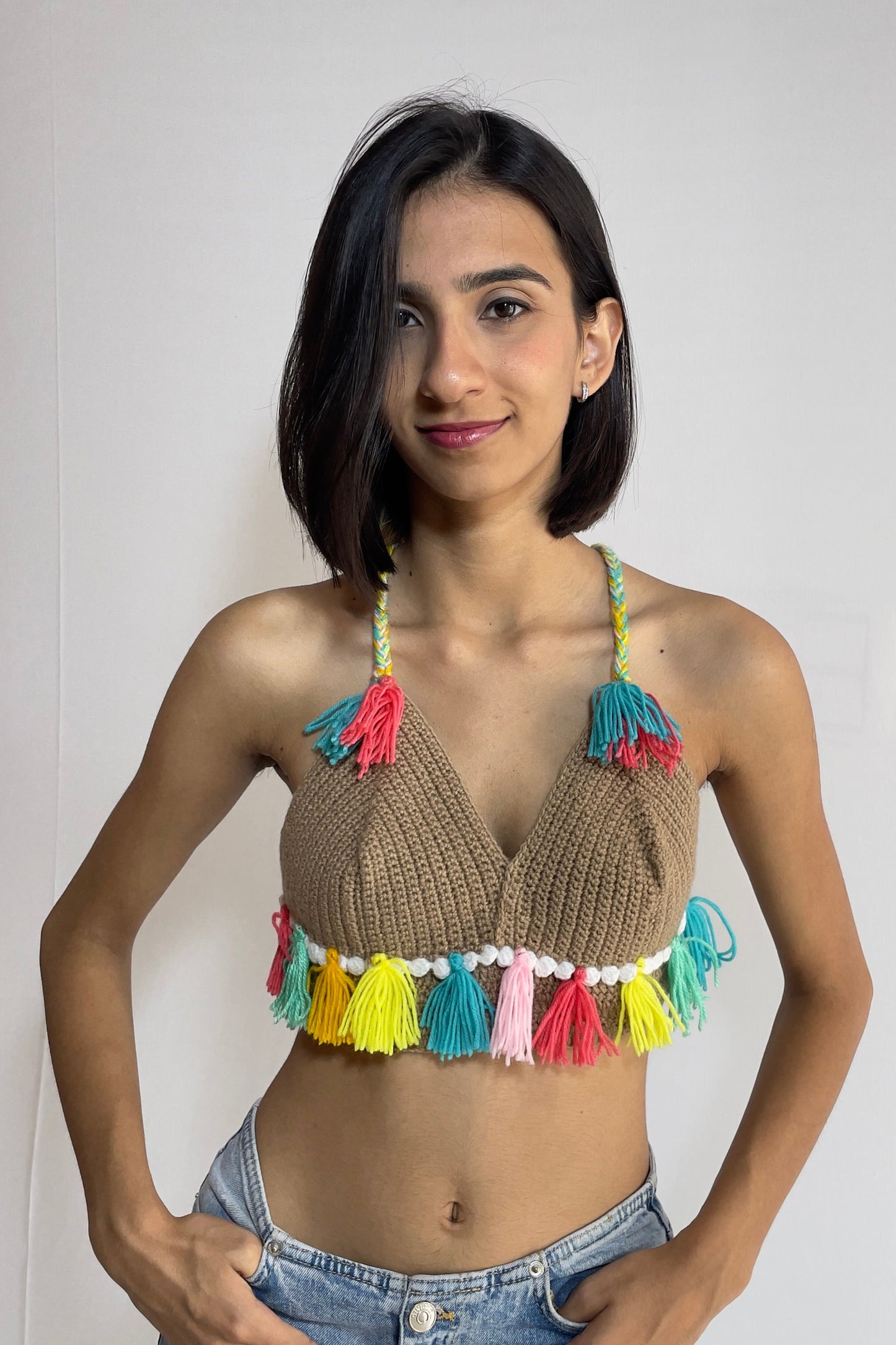 Boho Crochet Crop Top