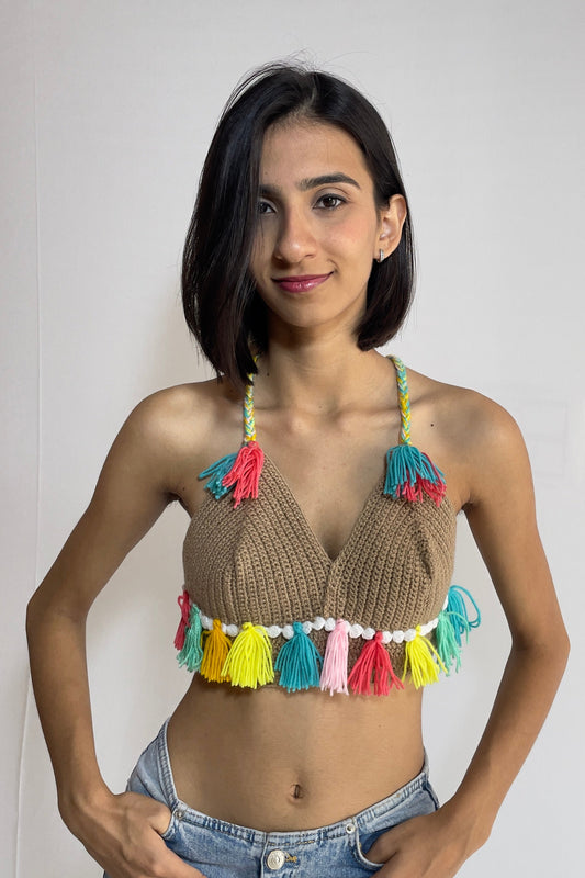 Boho Crochet Crop Top