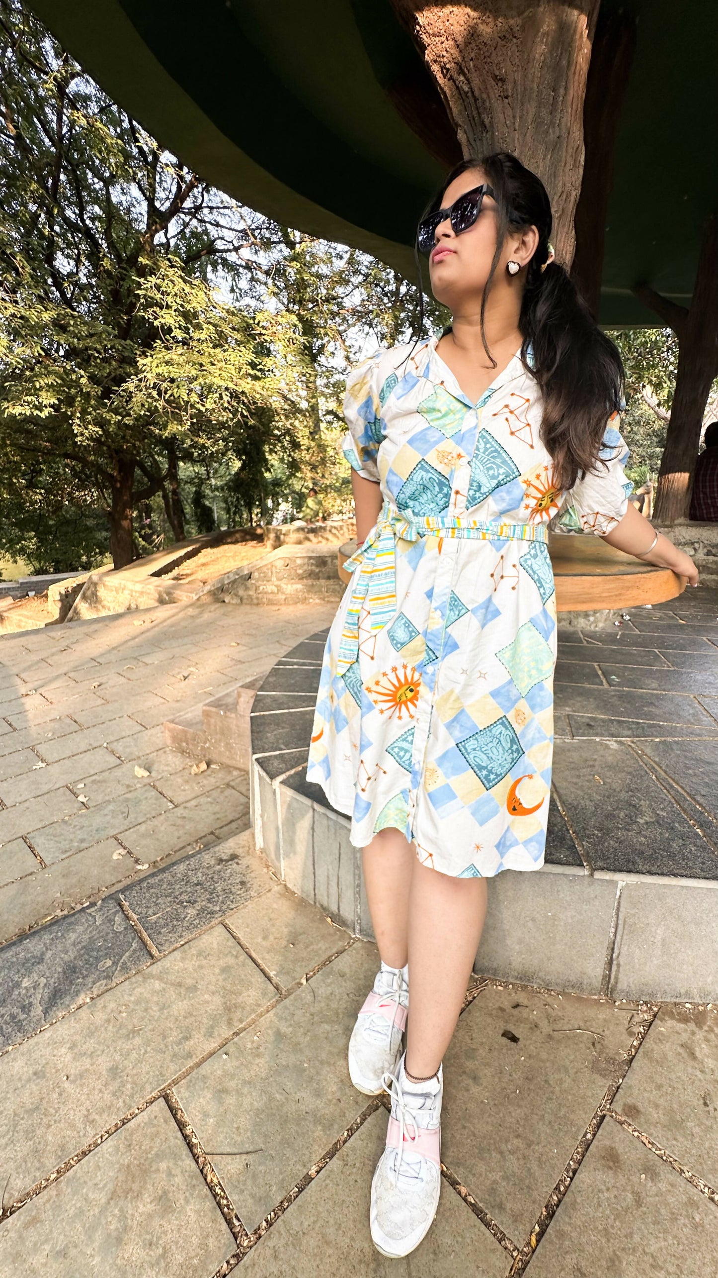 Frolic Shirt Dress with Belt