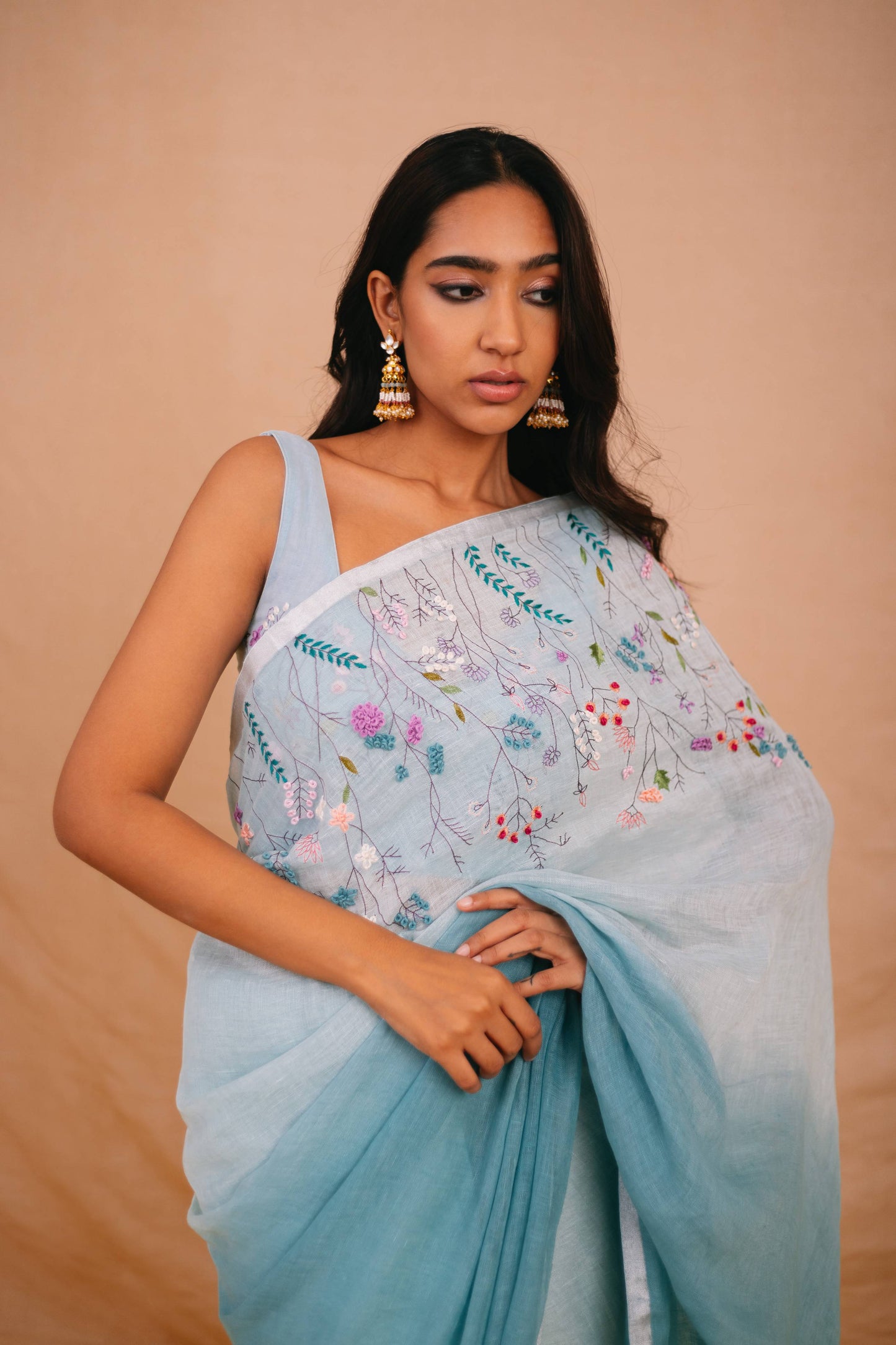 Kumud Linen Saree