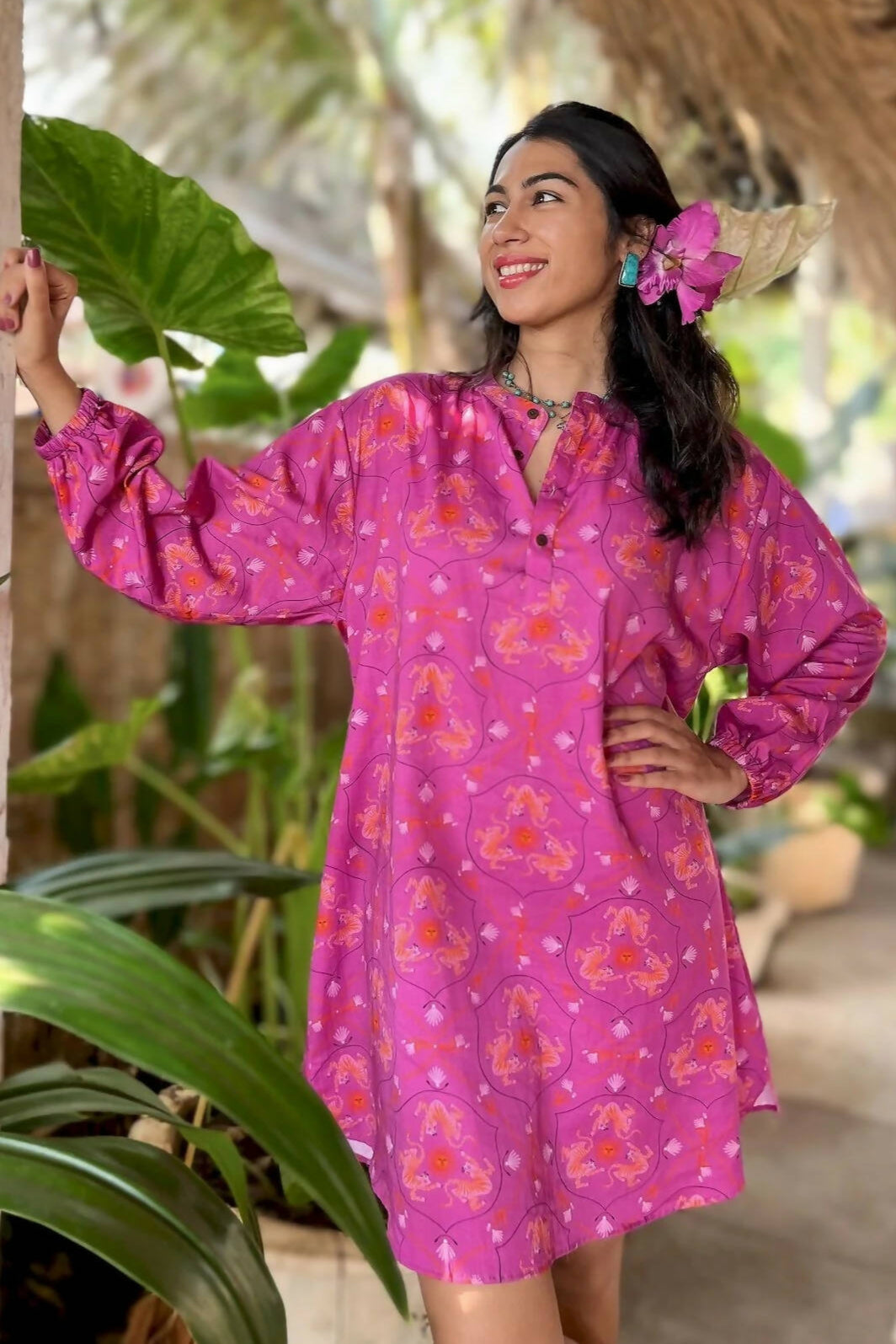 Pink Gin Susegad Shirt Dress
