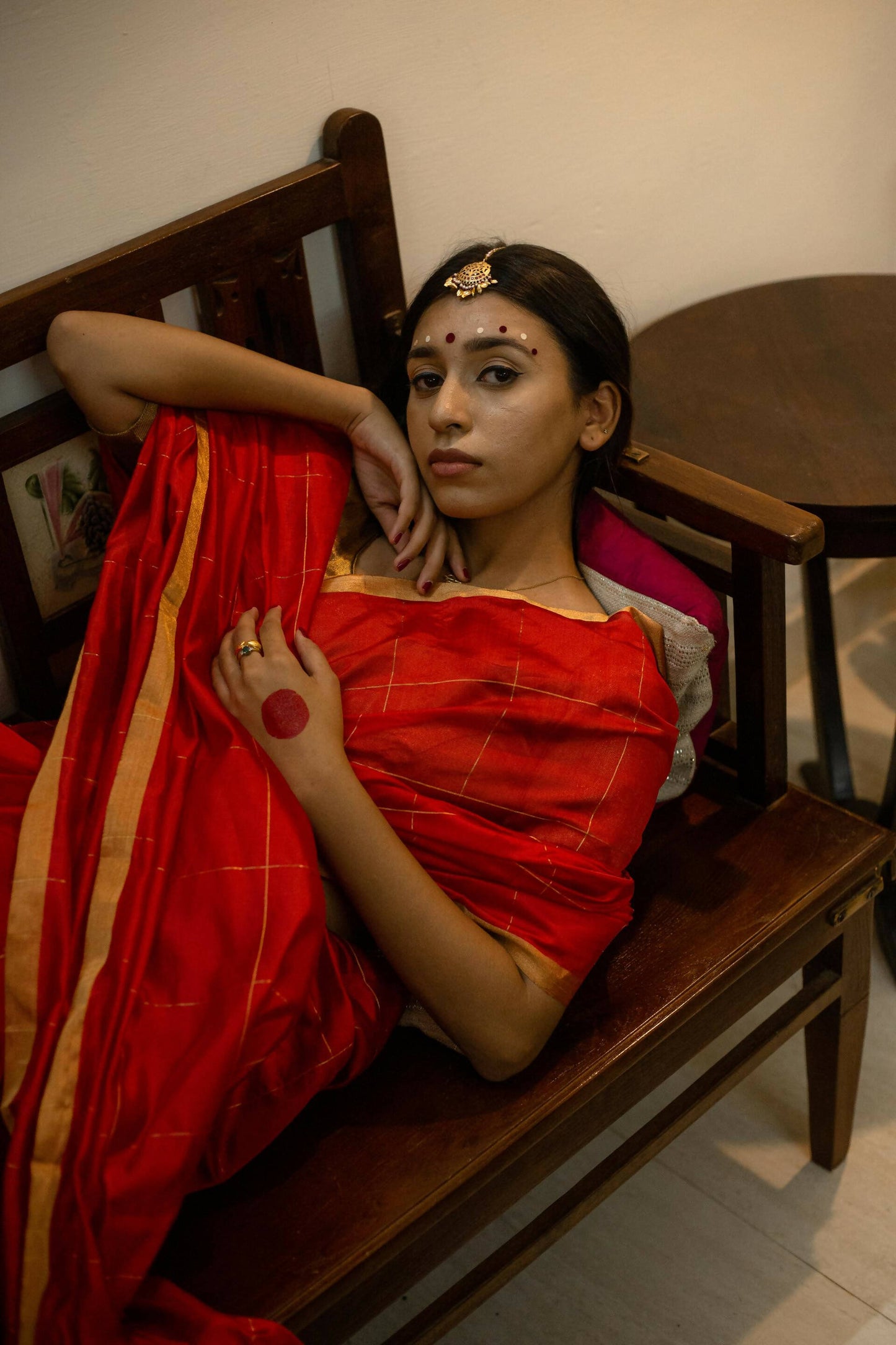 Crimson Red Vani Saree
