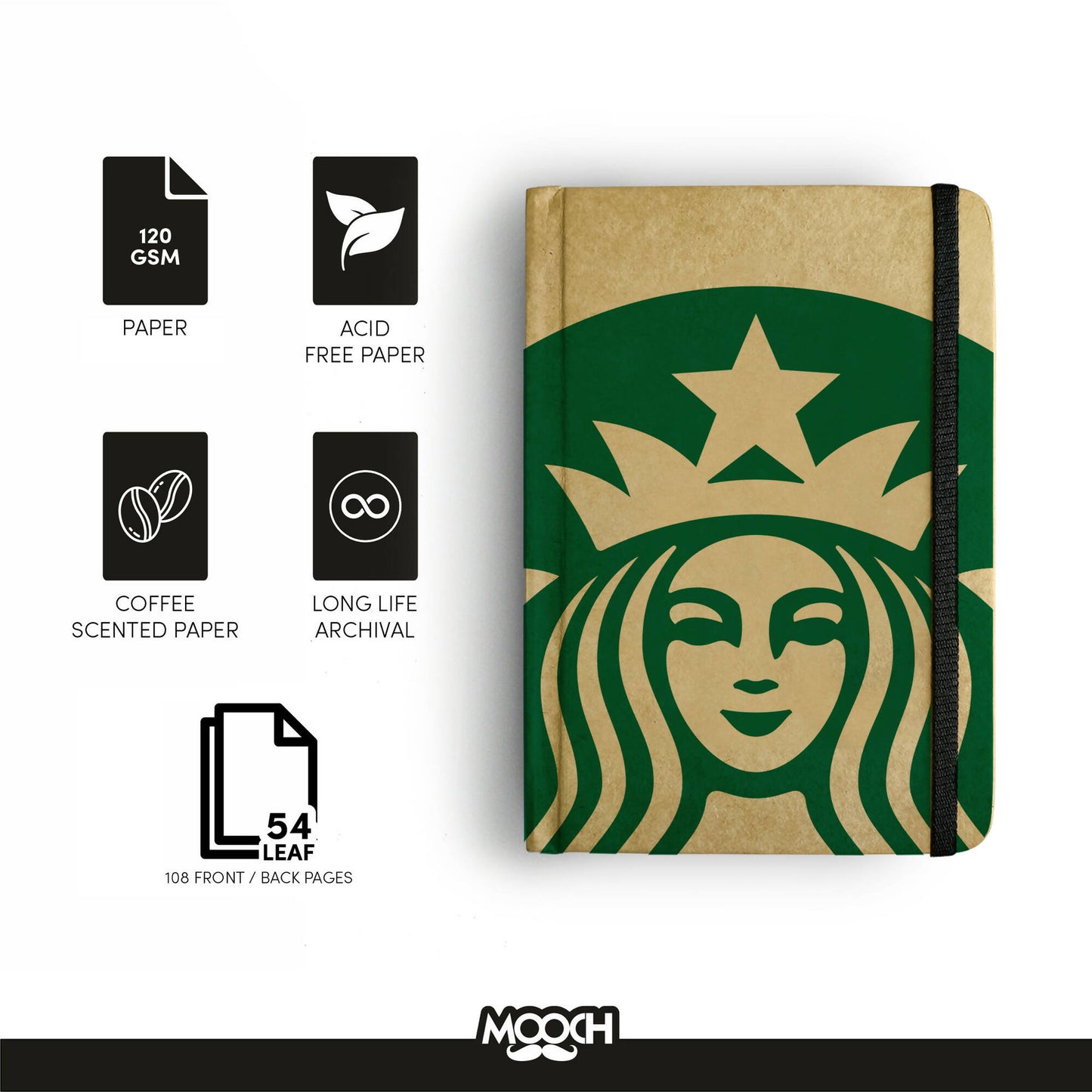 Starbucks - A5 Handcrafted Diary | Notebook