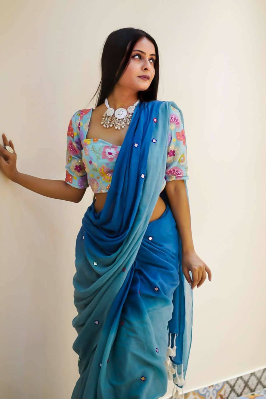 Blue Bee Saree