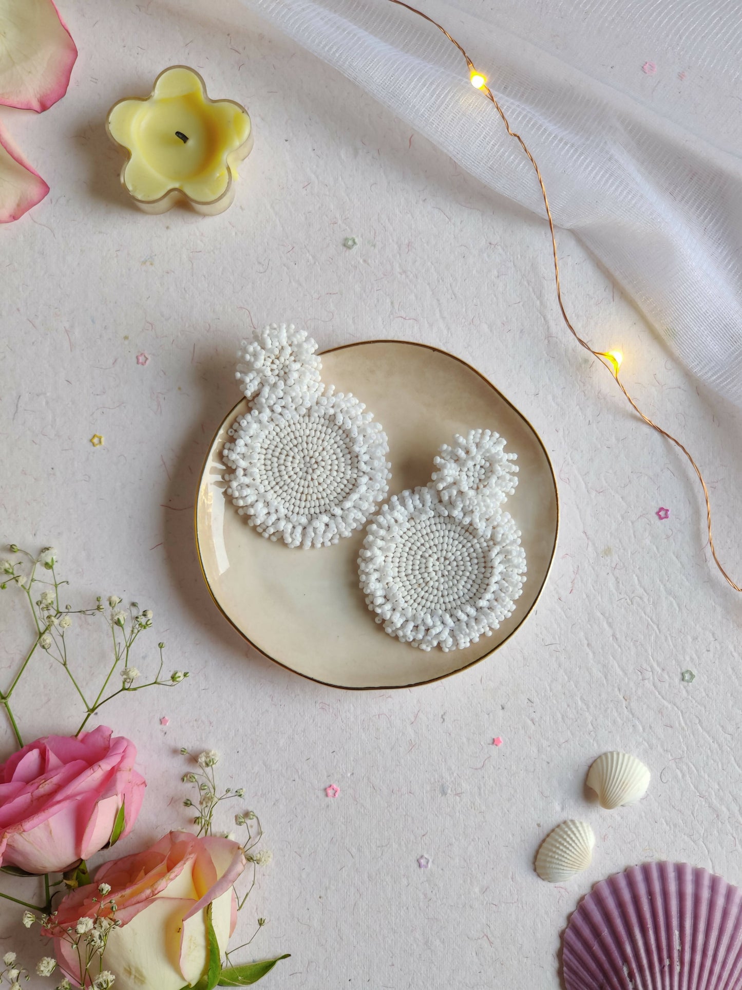 Daydream Earrings - Round Fringes