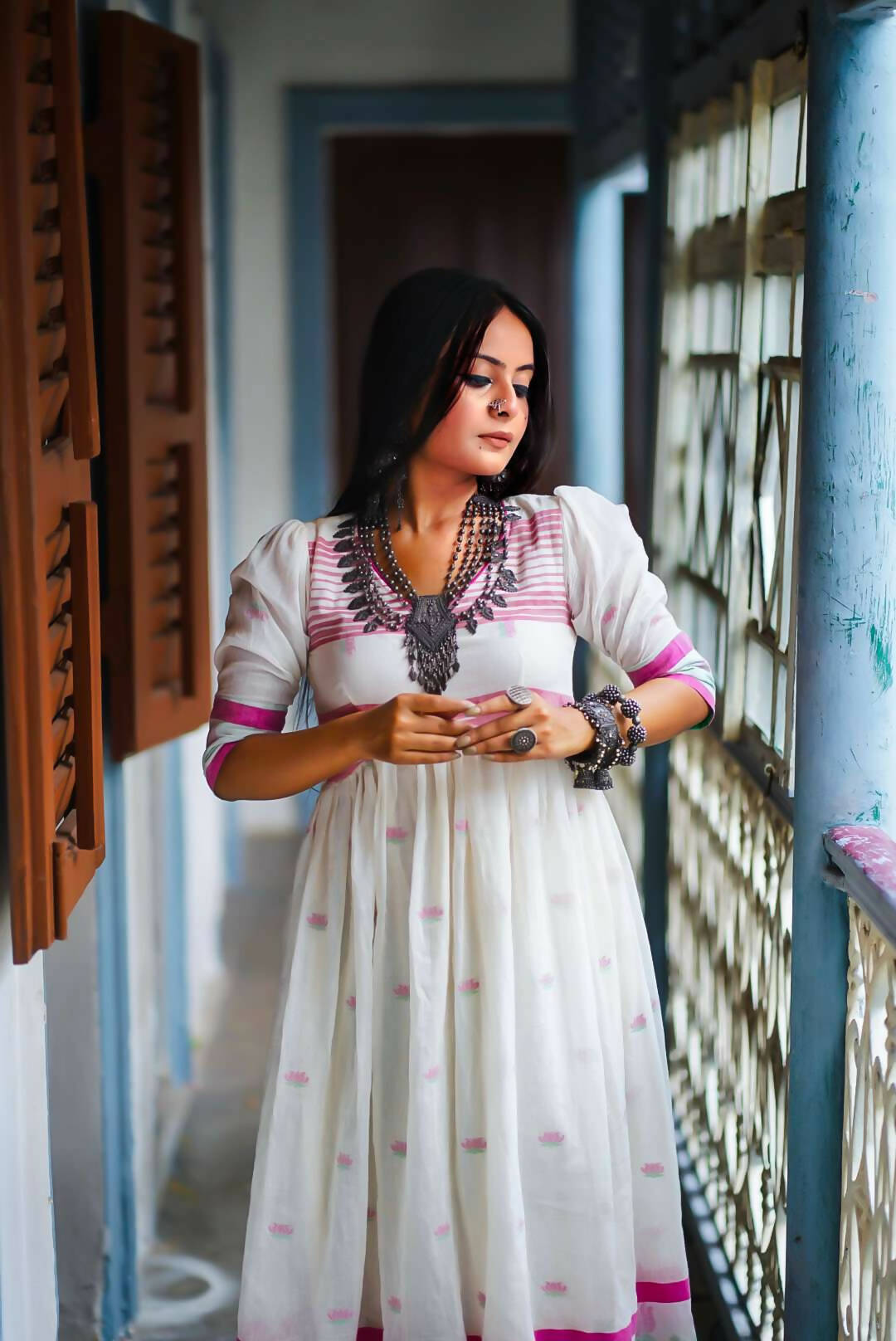Padmashree Handwoven Cotton Dress